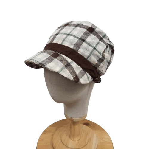 Japanese Brand 🦈 Japanese brand checked soft visor cap Size ONE SIZE - 1 Thumbnail