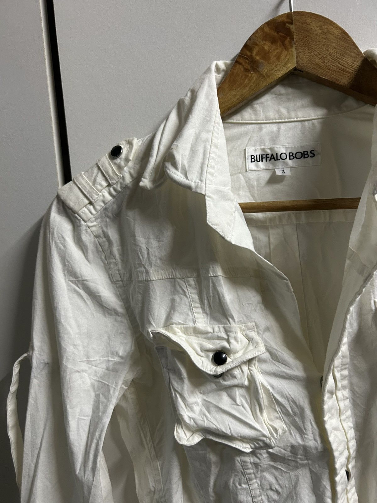 BUFFALO BOBS Archival Military Stretch Shirt Size US M / EU 48-50 / 2 - 12 Thumbnail