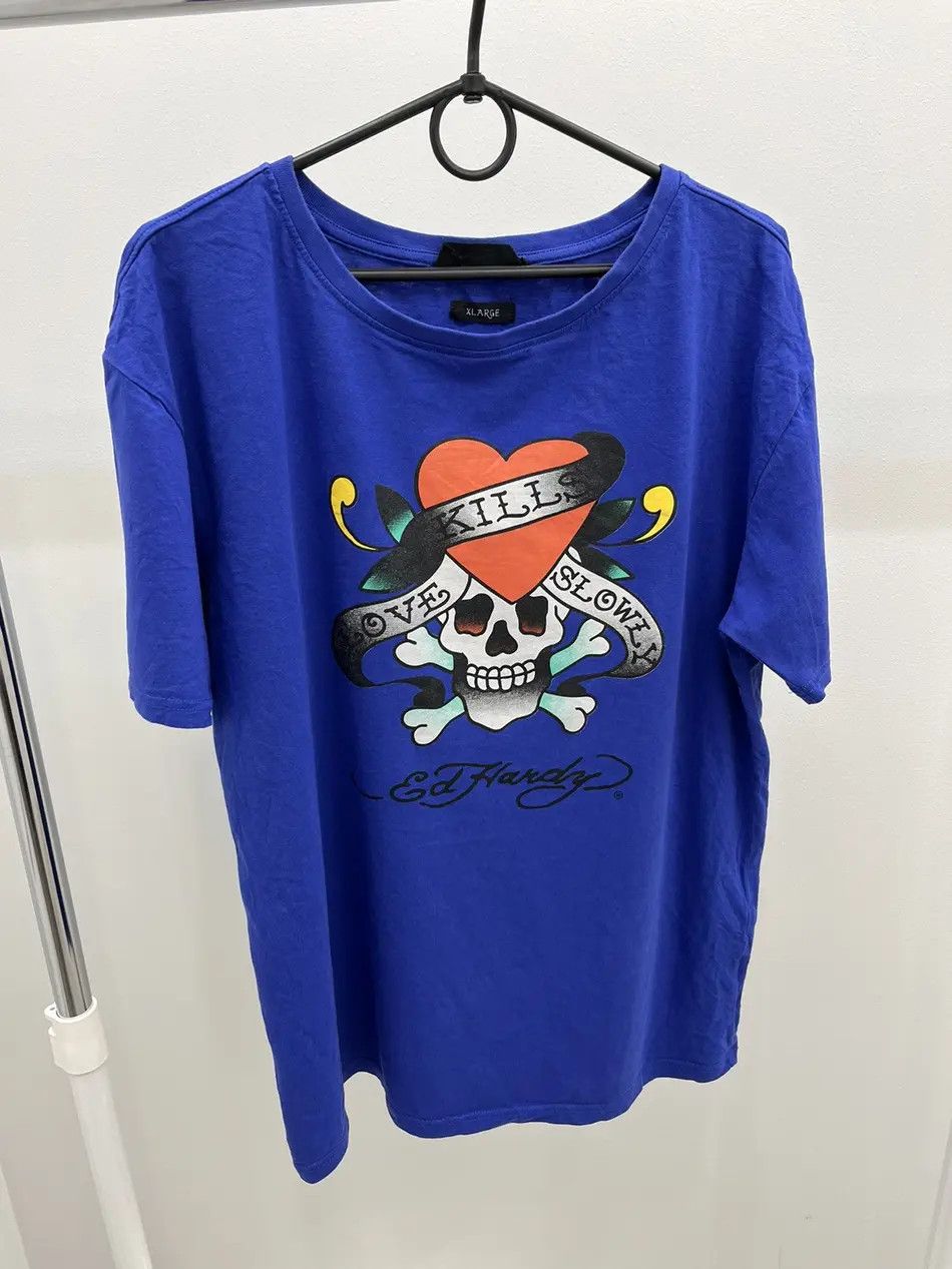 Ed Hardy Ed Hardy Skull Printed Tattoo T-shirt Tee Size US XL / EU 56 / 4 - 1 Thumbnail