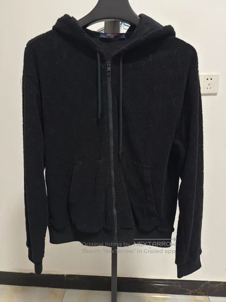 Other Louis Vuitton Black towel full print zip-up hoodie jacket Size US XS / EU 42 / 0 - 1 Thumbnail