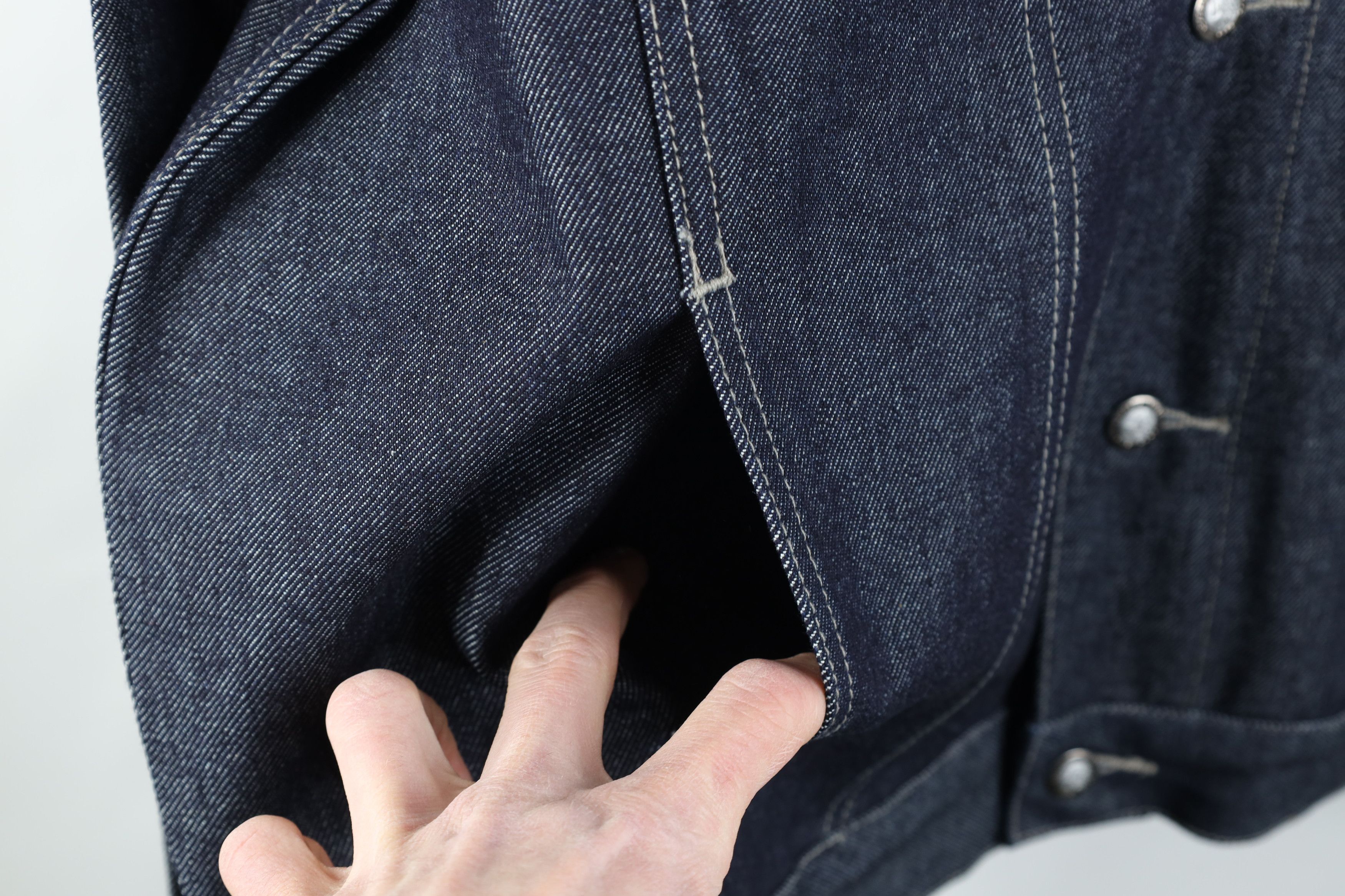 Vintage Deadstock Vintage 90s Y2K Streetwear Trucker Jacket Indigo Size US XL / EU 56 / 4 - 5 Thumbnail