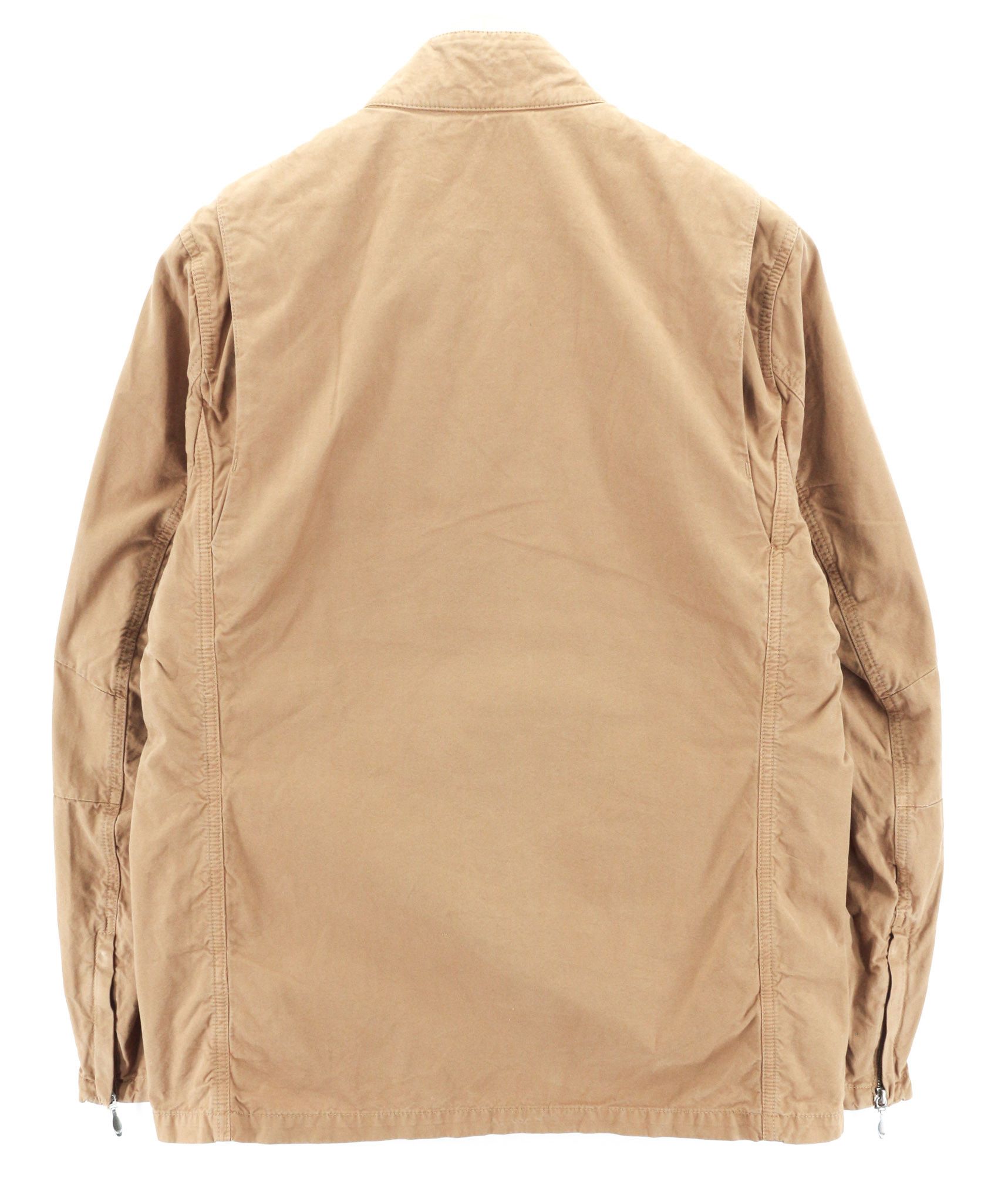 Nudie Jeans MICK M Brown Patch Zipper Unlined Logo Jacket 80738 Size US M / EU 48-50 / 2 - 2 Thumbnail