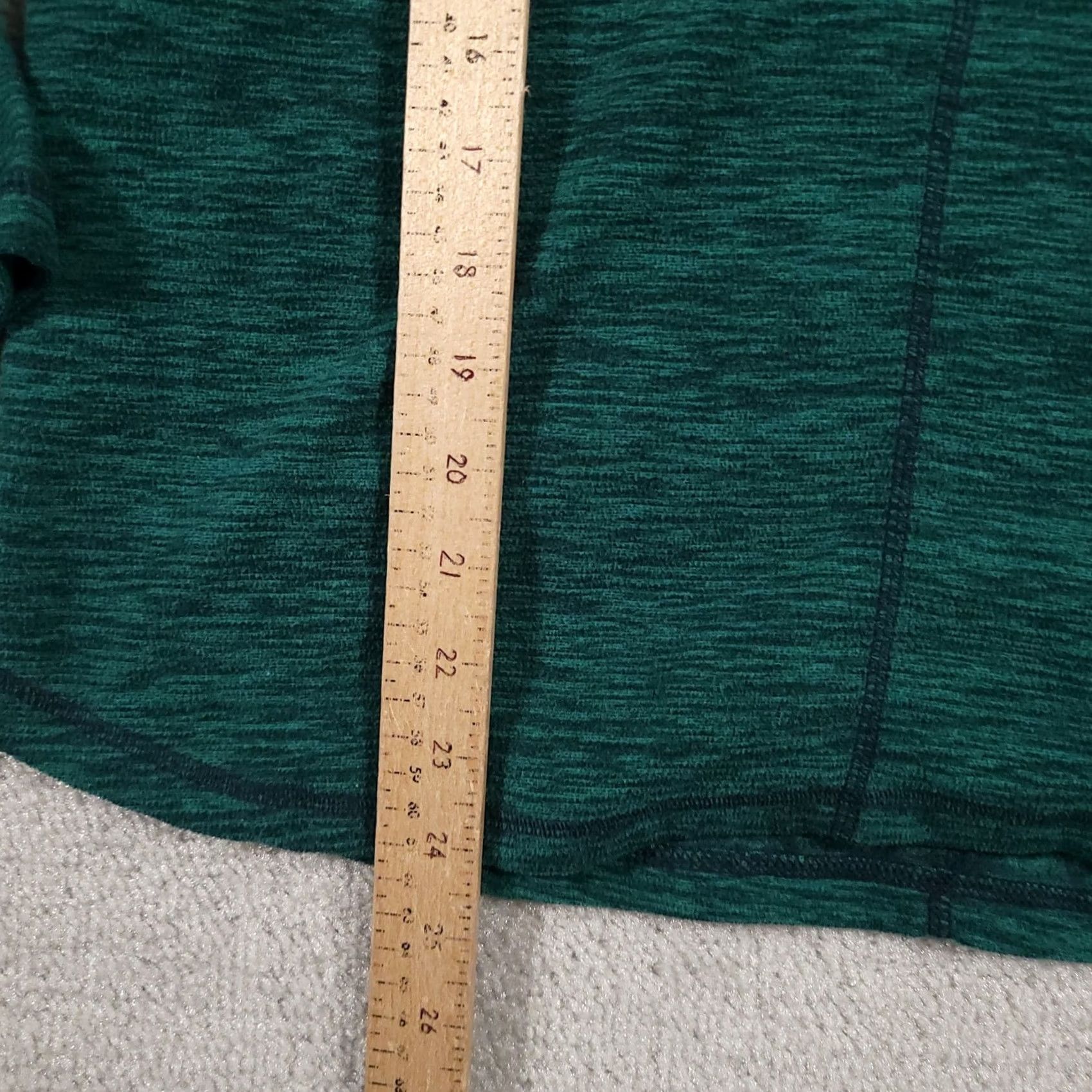 Vintage St. John's Bay Pullover Sweater Women Medium Green Long Sleeve V-Neck Lightweight Knit Polyester Sweatshirt Ladies M-V-Neck Warm Casual Flat-Front Hem Size M / US 6-8 / IT 42-44 - 6 Thumbnail