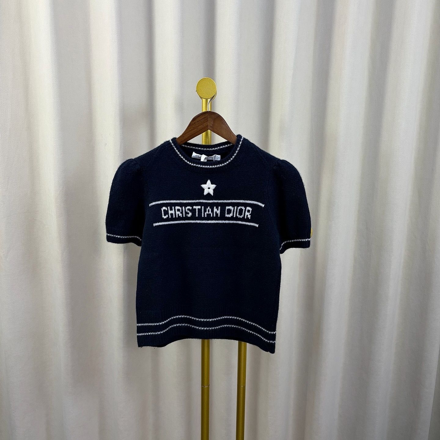 Dior Dior Star Logo Wool Cashmere Knit Top Size 40 Size M / US 6-8 / IT 42-44 - 1 Thumbnail