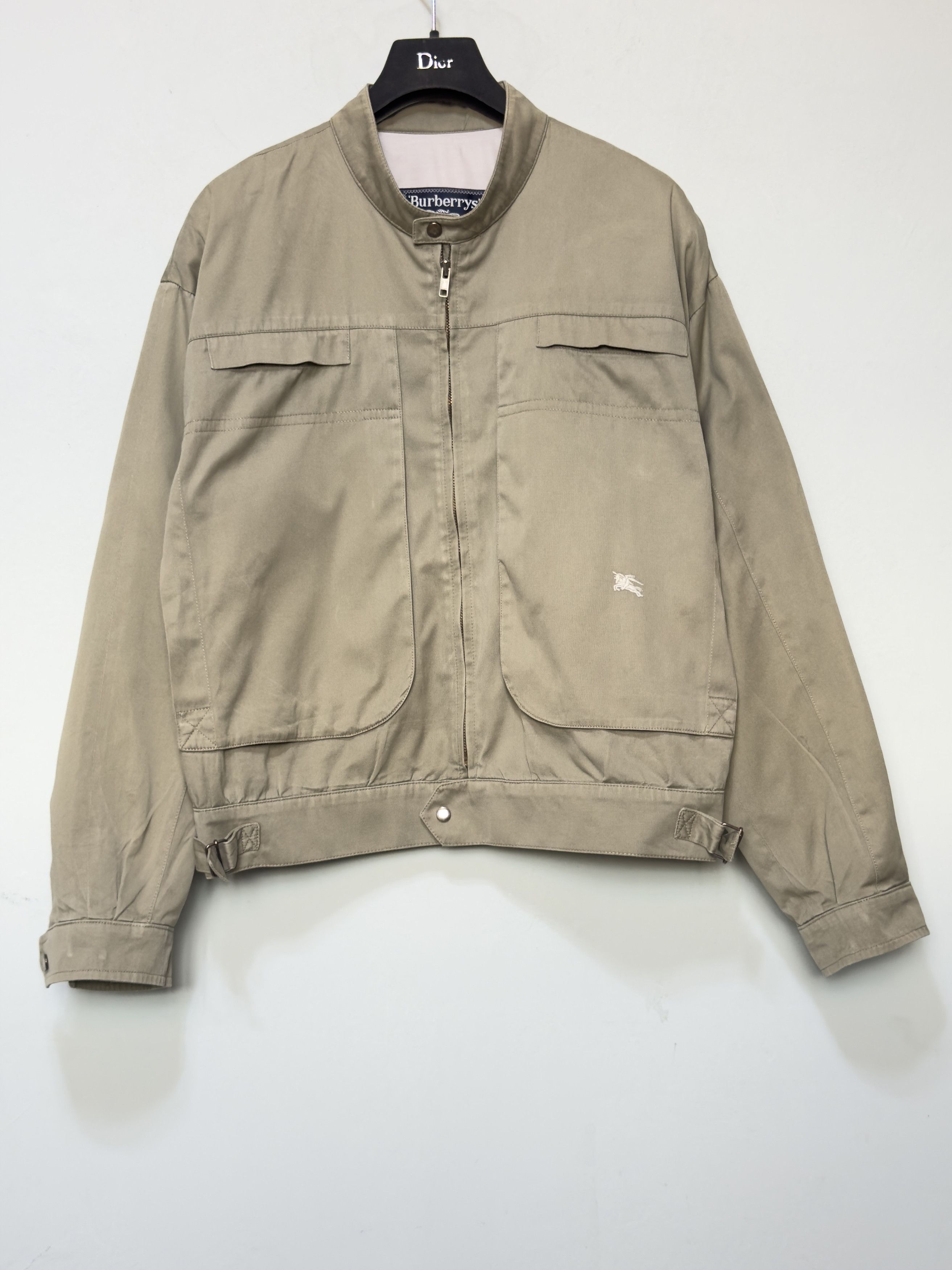 Burberry 🔥 vintage biker jacket Burberrys 70s cotton size M Size US M / EU 48-50 / 2 - 2 Thumbnail