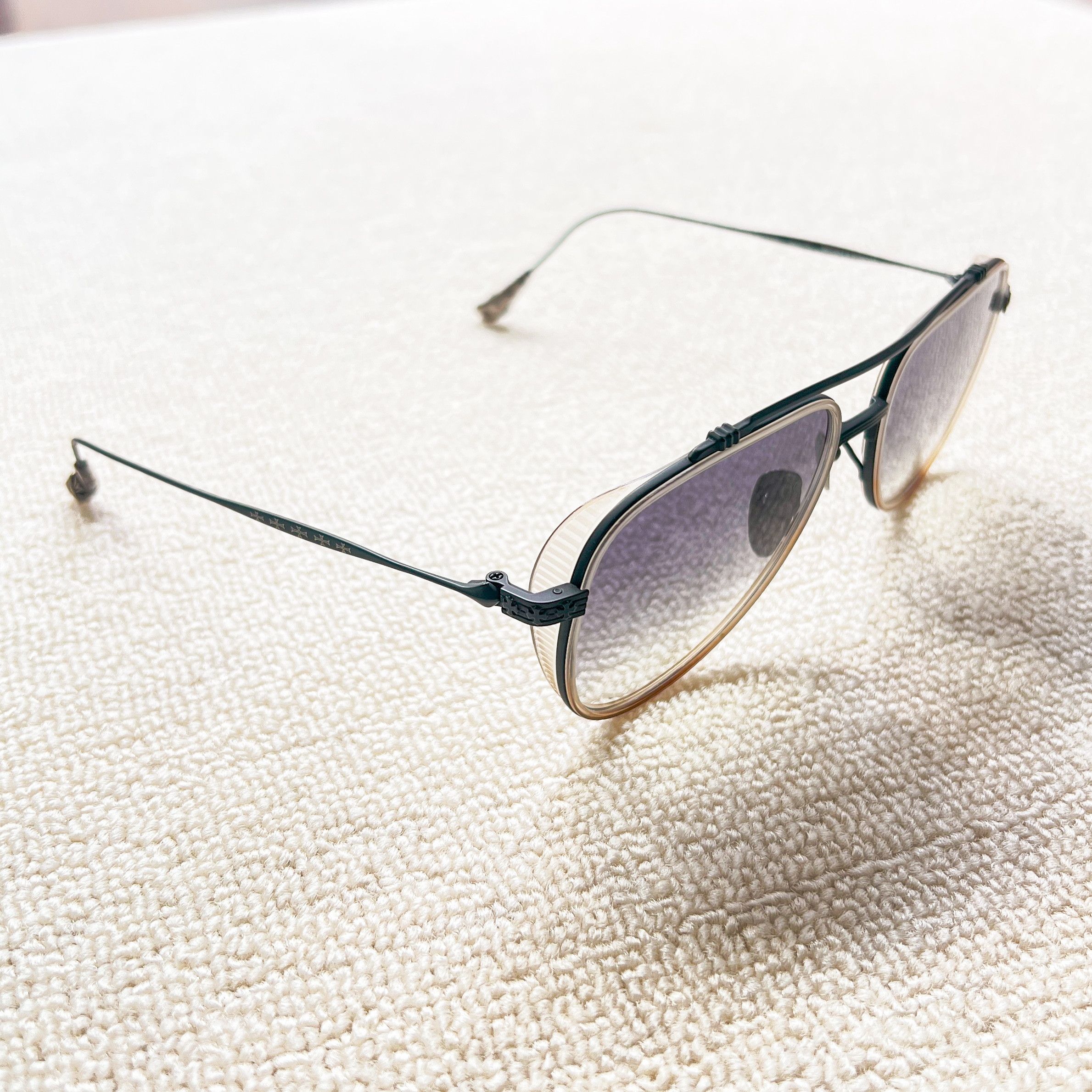 Chrome Hearts CHROME HEARTS WHISKER BISCUT SUNGLASSES Size ONE SIZE - 5 Thumbnail