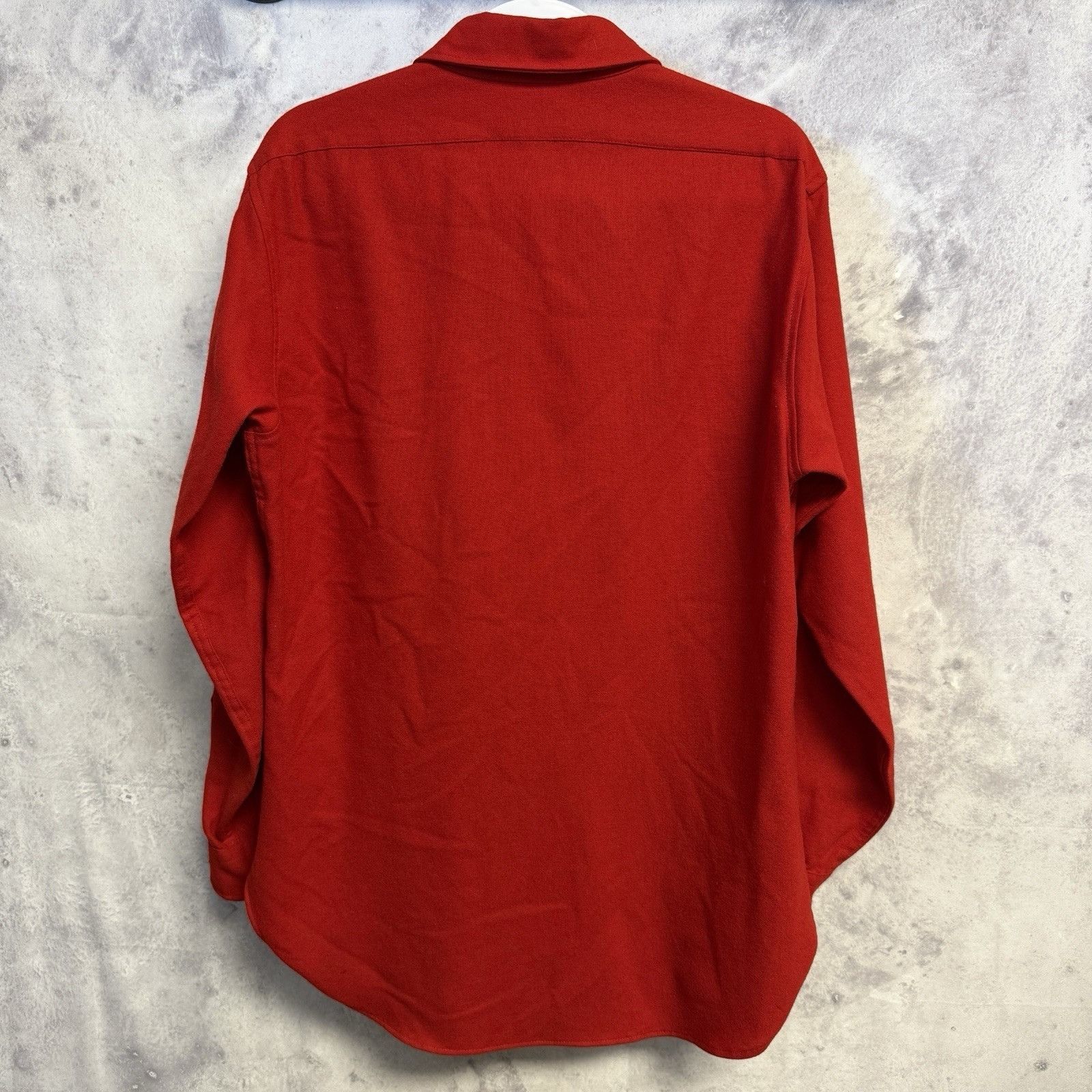 Pendleton Vintage Pendleton Wool Button Up Shirt Mens Medium Red Long Size US M / EU 48-50 / 2 - 2 Thumbnail