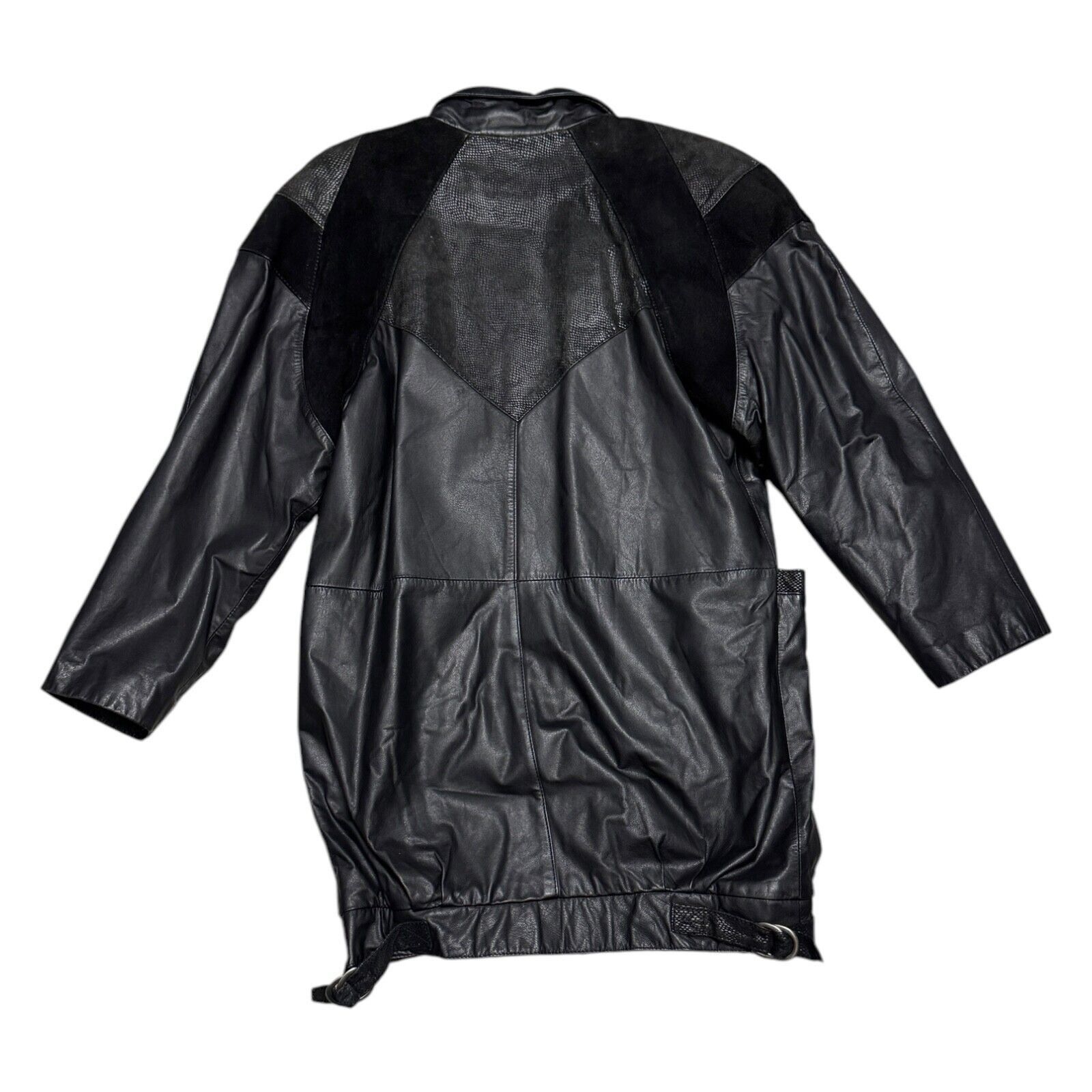 G-III STUNNING Vintage 90s G-III 100% GENUINE LEATHER Coat Small Size S / US 4 / IT 40 - 2 Thumbnail