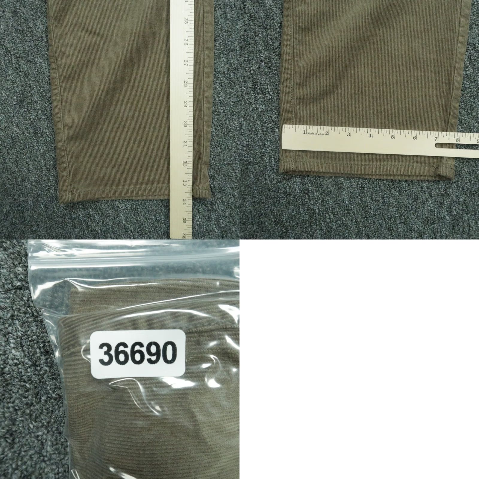 Peter Millar Peter Millar Pants Men 38x34 Green Superior Corduroy 5-Pocket Chino Straight Slim? (note: cannot assume) Size US 38 / EU 54 - 8 Thumbnail