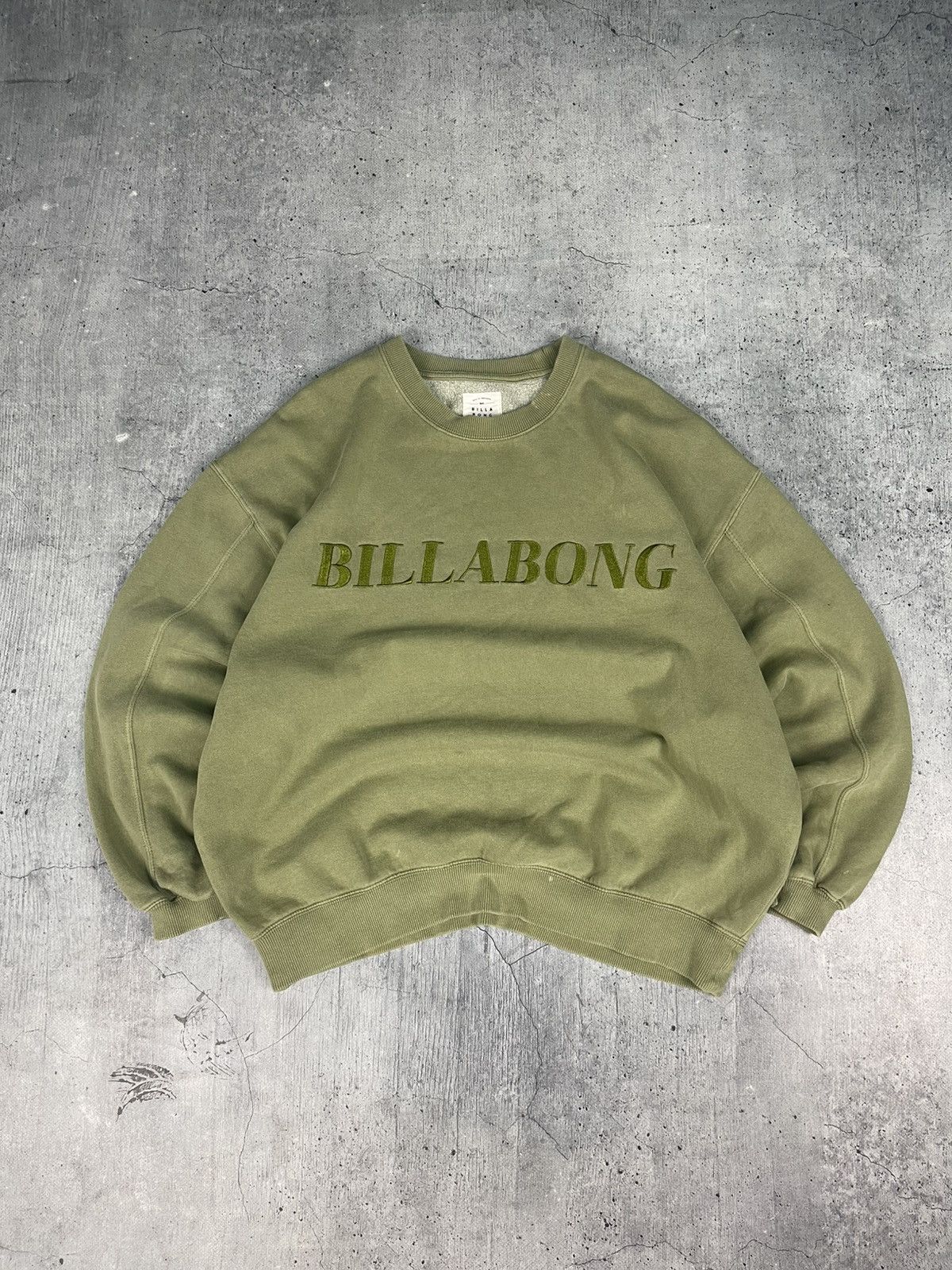 Billabong Vintage Billabong Hoodie Sweater Big Logo Baggy Sweatshirt Size US M / EU 48-50 / 2 - 2 Thumbnail