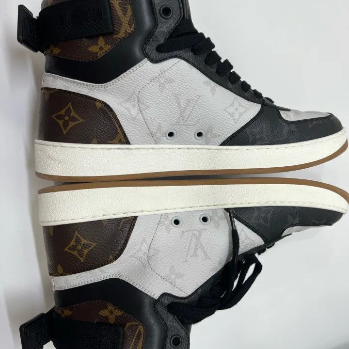Louis Vuitton Louis Vuitton Rivoli Sneakers in Black and White -2508 Size US 7 / EU 40 - 5 Thumbnail