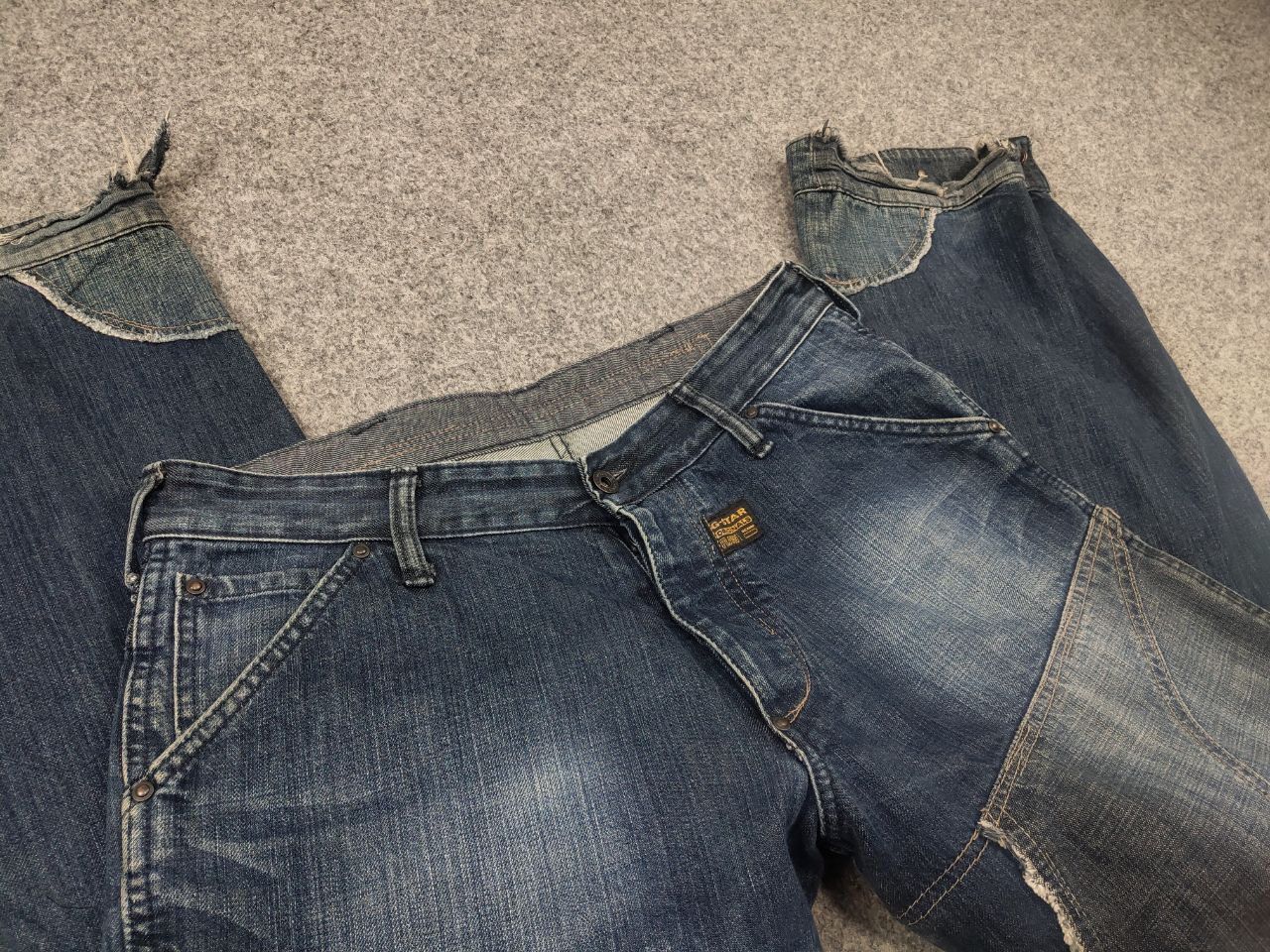 G-Star Rare Vintage G Star Raw Concept elwood Y2K Baggy Zip Jeans Size US 32 / EU 48 - 12 Thumbnail
