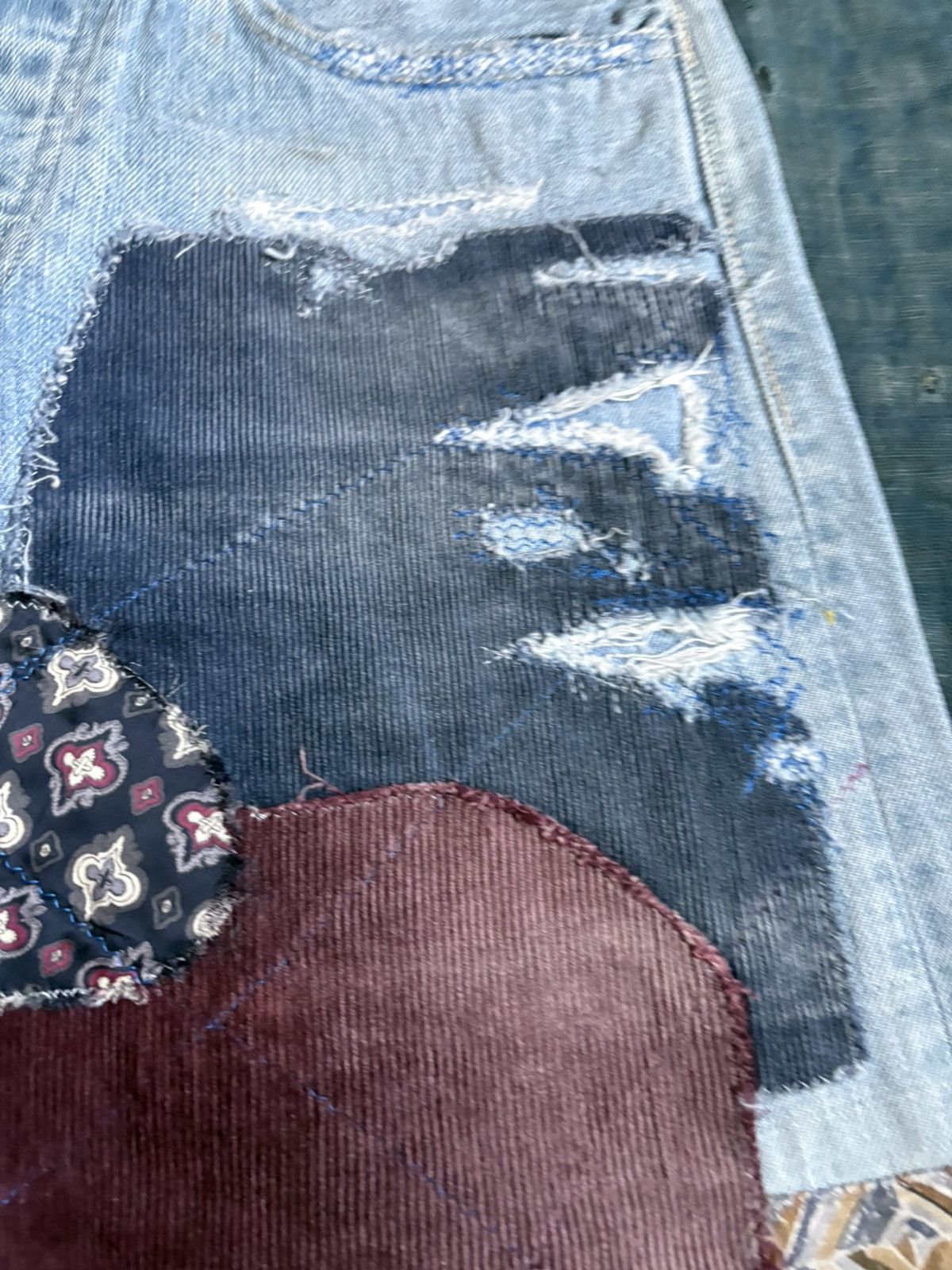 Kapital Kountry kapital clutch smile flare star hippie patchwork kountry Size US 30 / EU 46 - 5 Thumbnail