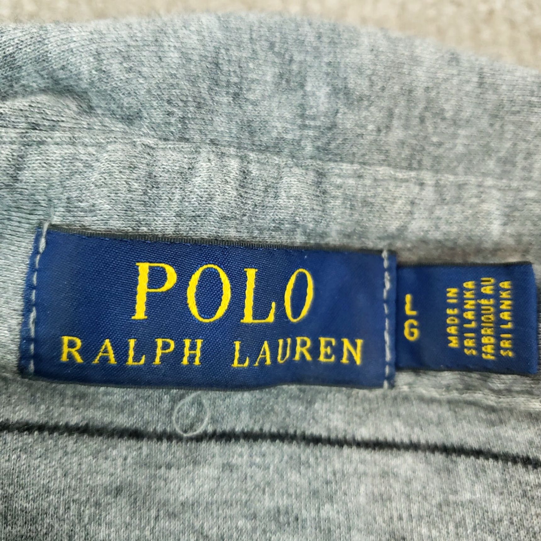 Polo Ralph Lauren Polo Ralph Lauren Shirt Mens Large Gray Black Striped Short Sleeve Pony Polo Ralph Lauren Shirt Mens Large Gray Striped Short Sleeve Pony Size US L / EU 52-54 / 3 - 5 Thumbnail