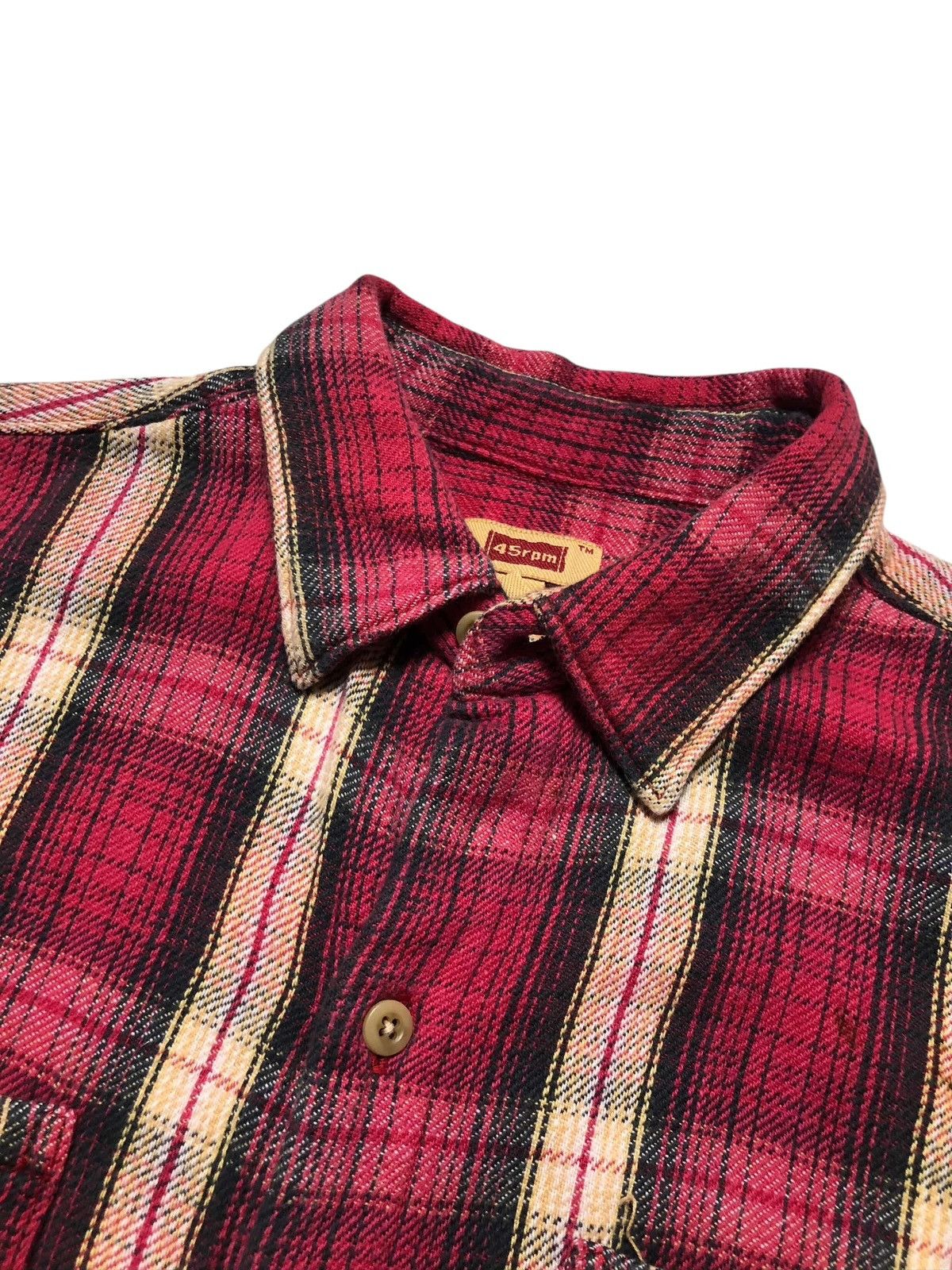 45rpm 45rpm Flannel Shirt Vintage Kapital Style Size US M / EU 48-50 / 2 - 2 Thumbnail