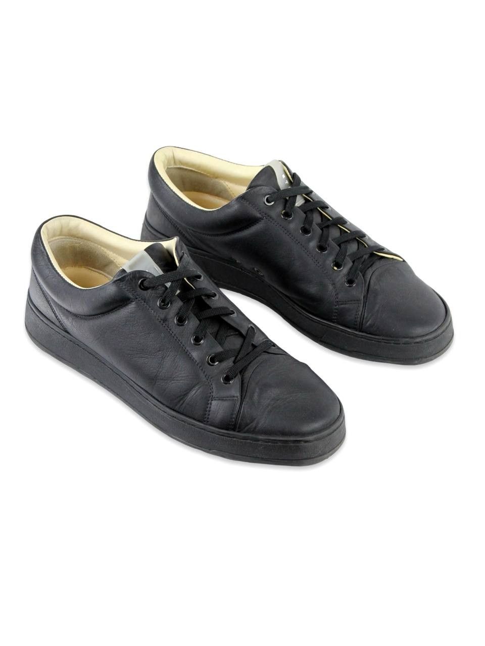 Etq ETQ Black leather sneakers Size US 11 / EU 44 - 5 Thumbnail