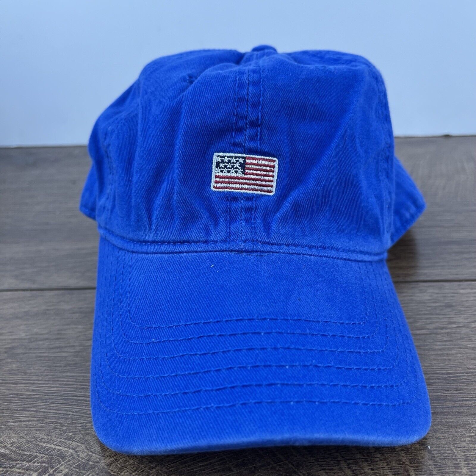 Other American Flag Hat USA Patch Flag Hat Blue Adjustable Hat Blu Size ONE SIZE - 2 Thumbnail