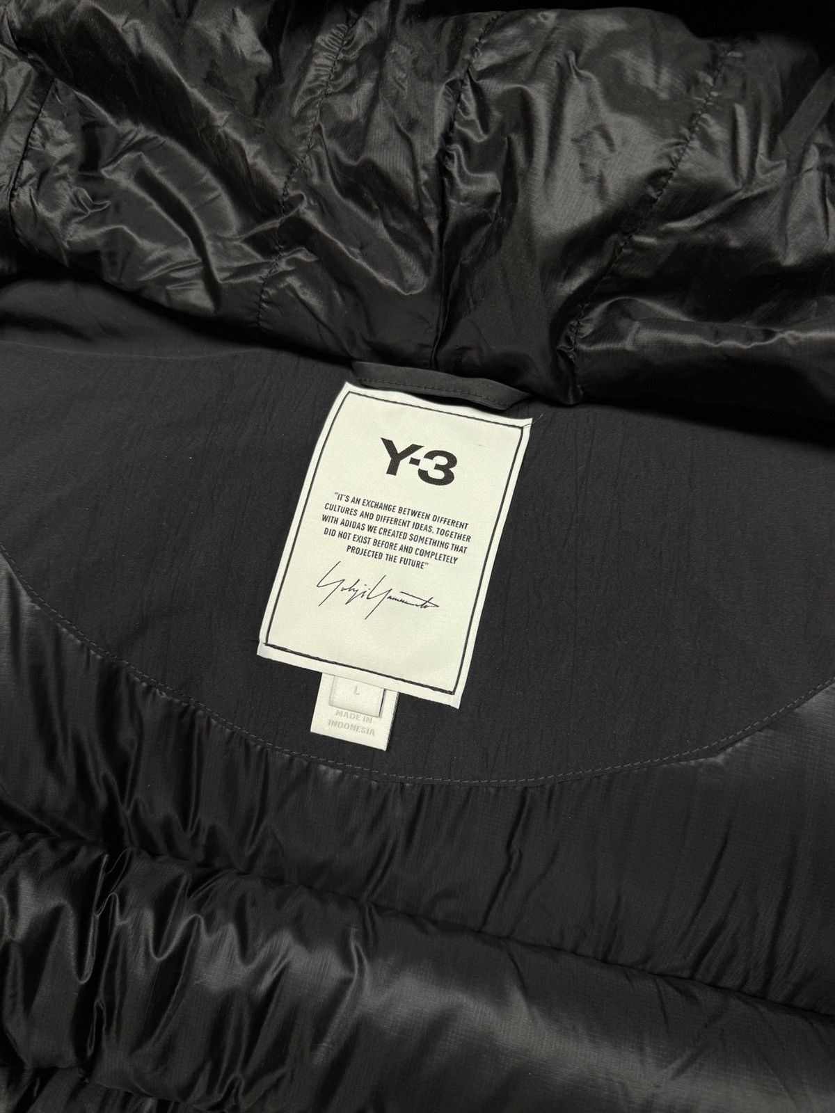 Adidas Crazy Adidas Y-3 Puffer Coat Size L / US 10 / IT 46 - 13 Thumbnail