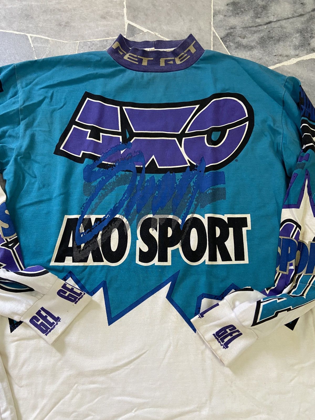 Vintage 1992 Axo Team Pro Circuit Racing Motocross Jersey Large Size US L / EU 52-54 / 3 - 3 Thumbnail