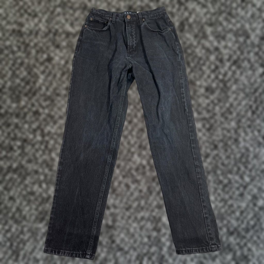 Gap VINTAGE Gap Womens Jeans Sz 10 High Rise Mom Classic Fit Dark Denim 90s Bohemian Country USA Size 27" / US 4 / IT 40 - 1 Thumbnail
