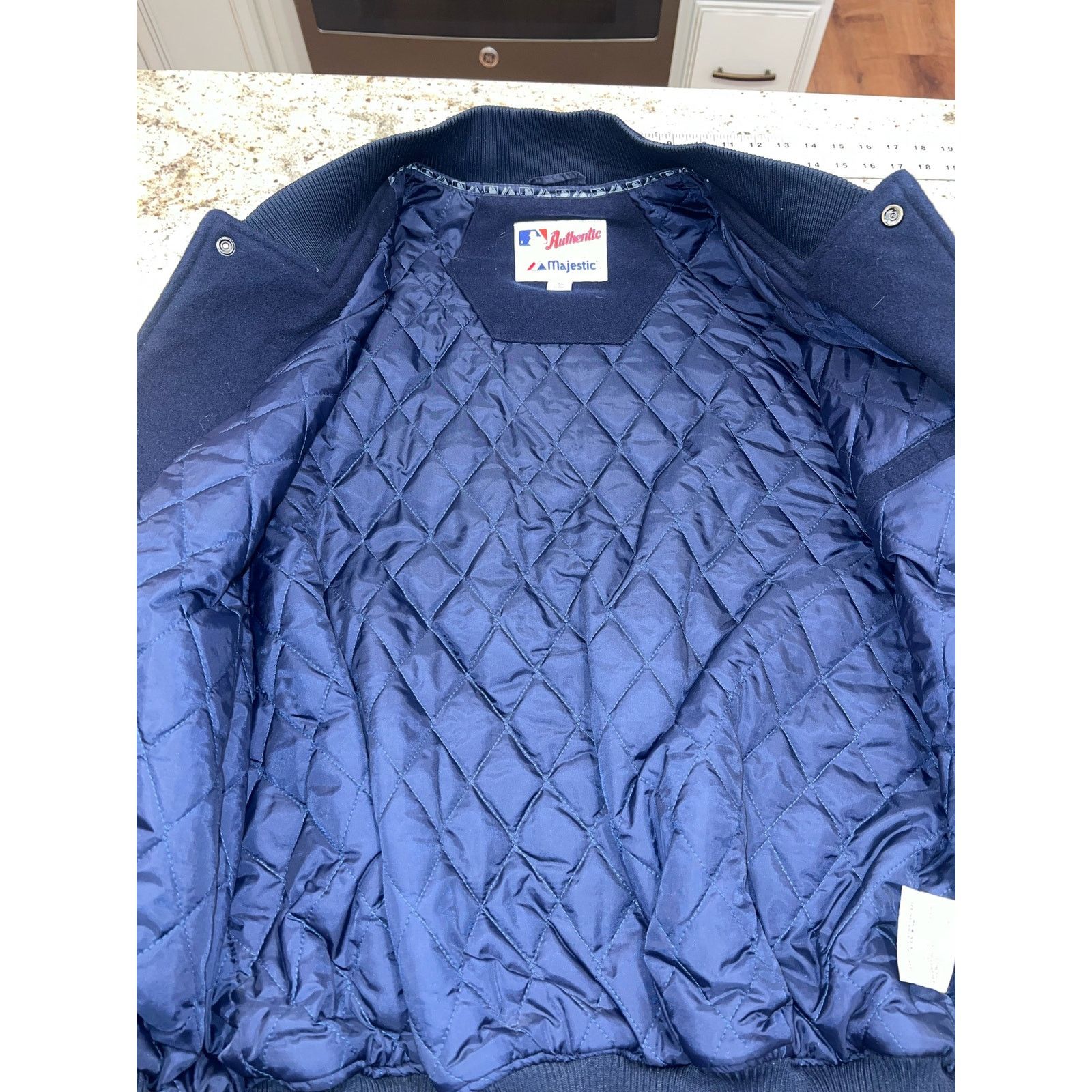 Majestic 2005 World Series Majestic Varsity Jacket Size Mens Large Size US L / EU 52-54 / 3 - 3 Thumbnail