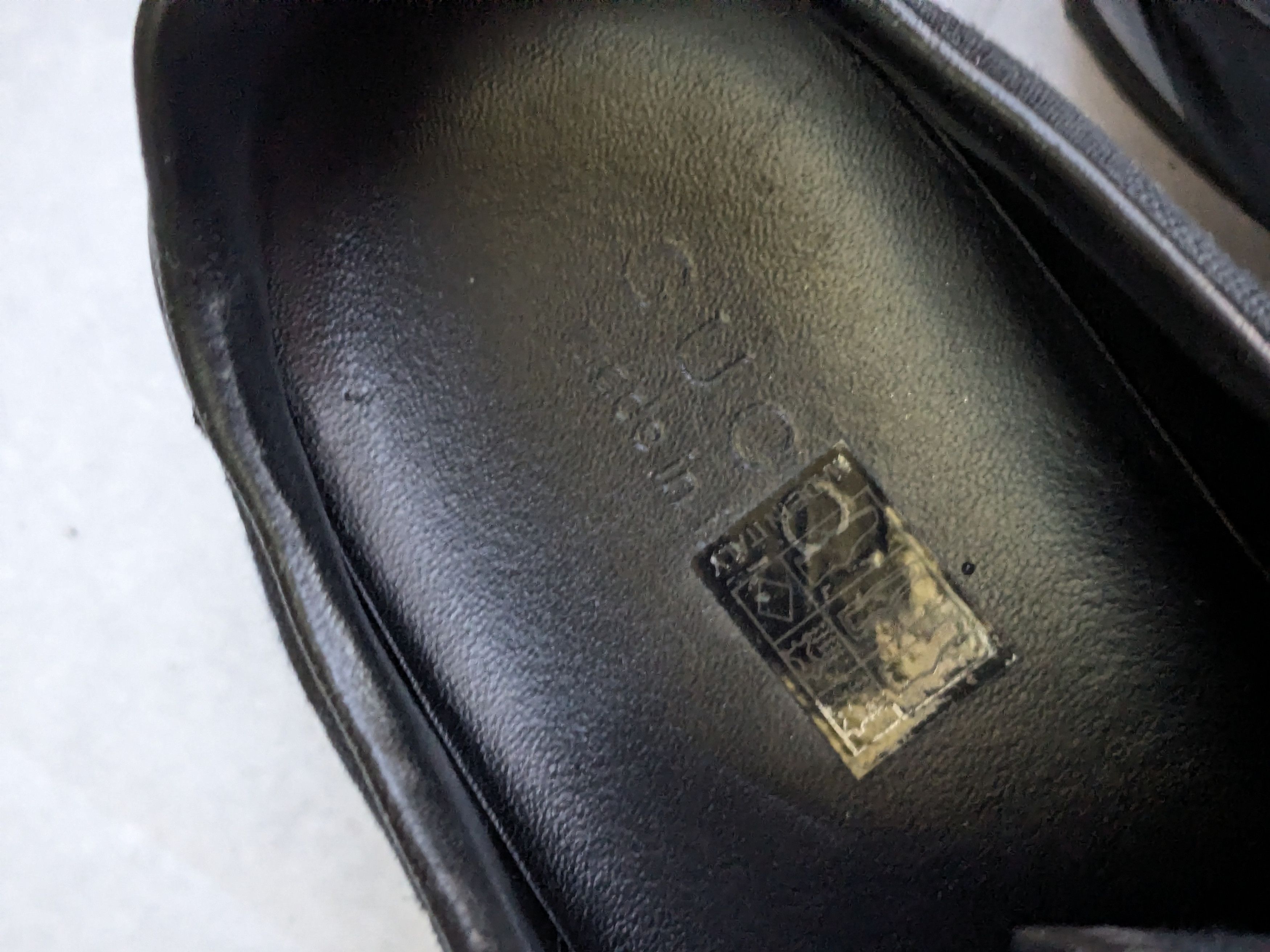 Gucci Gucci Sneakers Black 9.5 Web Leather Low Tops Size US 9.5 / EU 42-43 - 6 Thumbnail