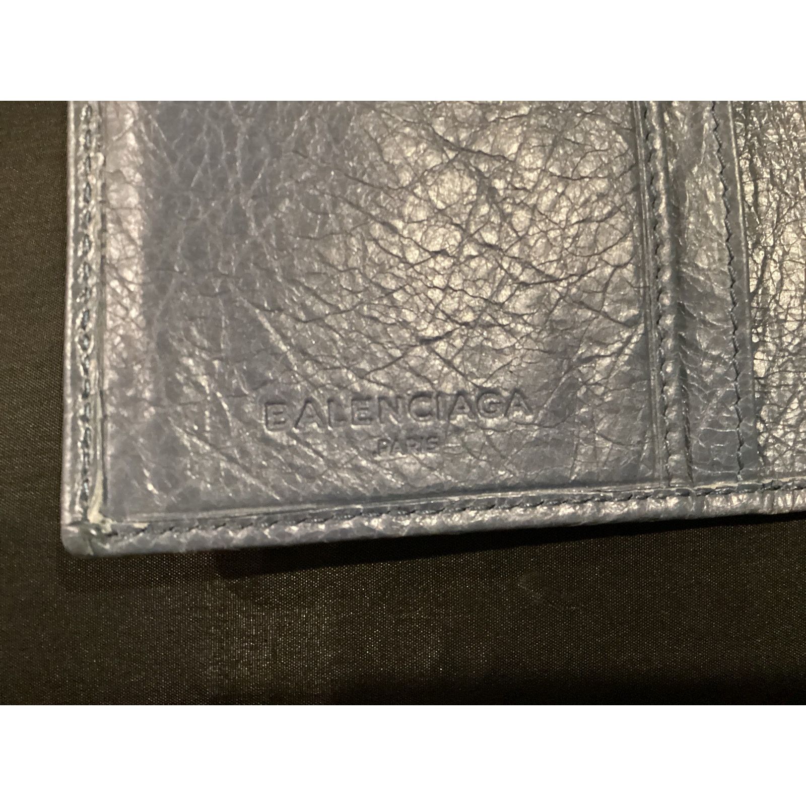 Balenciaga BALENCIAGA Leather Classic Money Bifold Wallet Size ONE SIZE - 4 Thumbnail