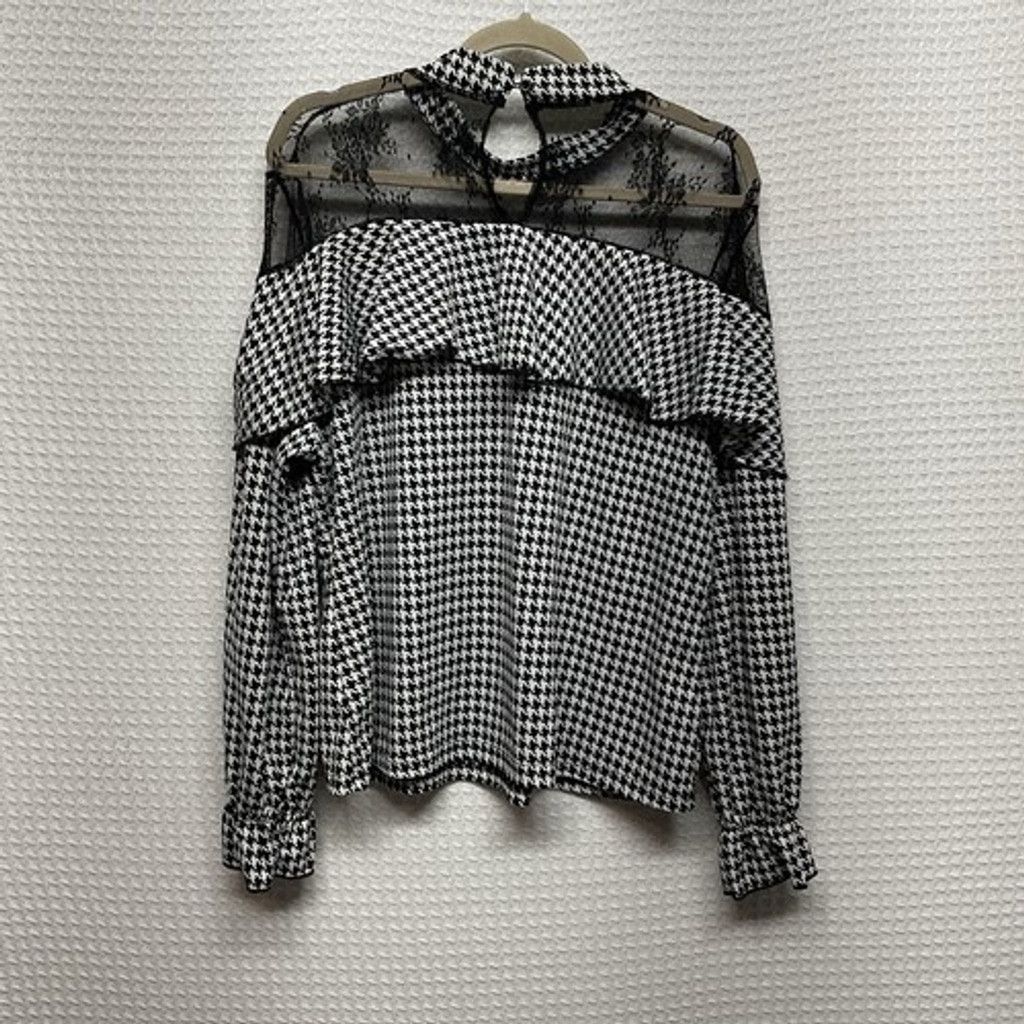 Shein Shein Curve Lace Shoulder High Neck Blouse Women 4XL Flawed Size 4XL / US 24-26 - 8 Thumbnail