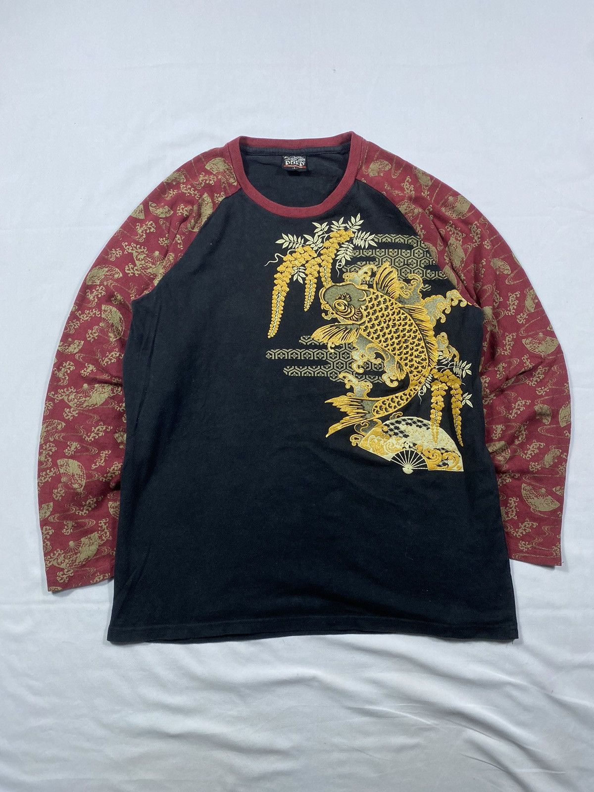 Japanese Brand Japanese Sukajan Koi Fish DBLD full Print tee Size US L / EU 52-54 / 3 - 2 Thumbnail