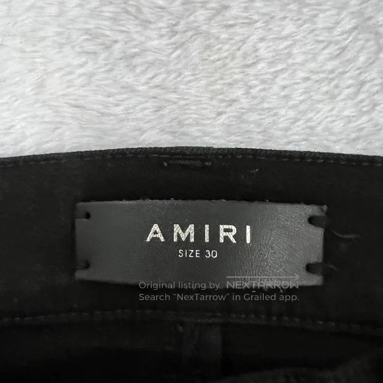 Amiri Amiri Size 30 Slim-fit trousers with side stripes Size US 30 / EU 46 - 3 Thumbnail