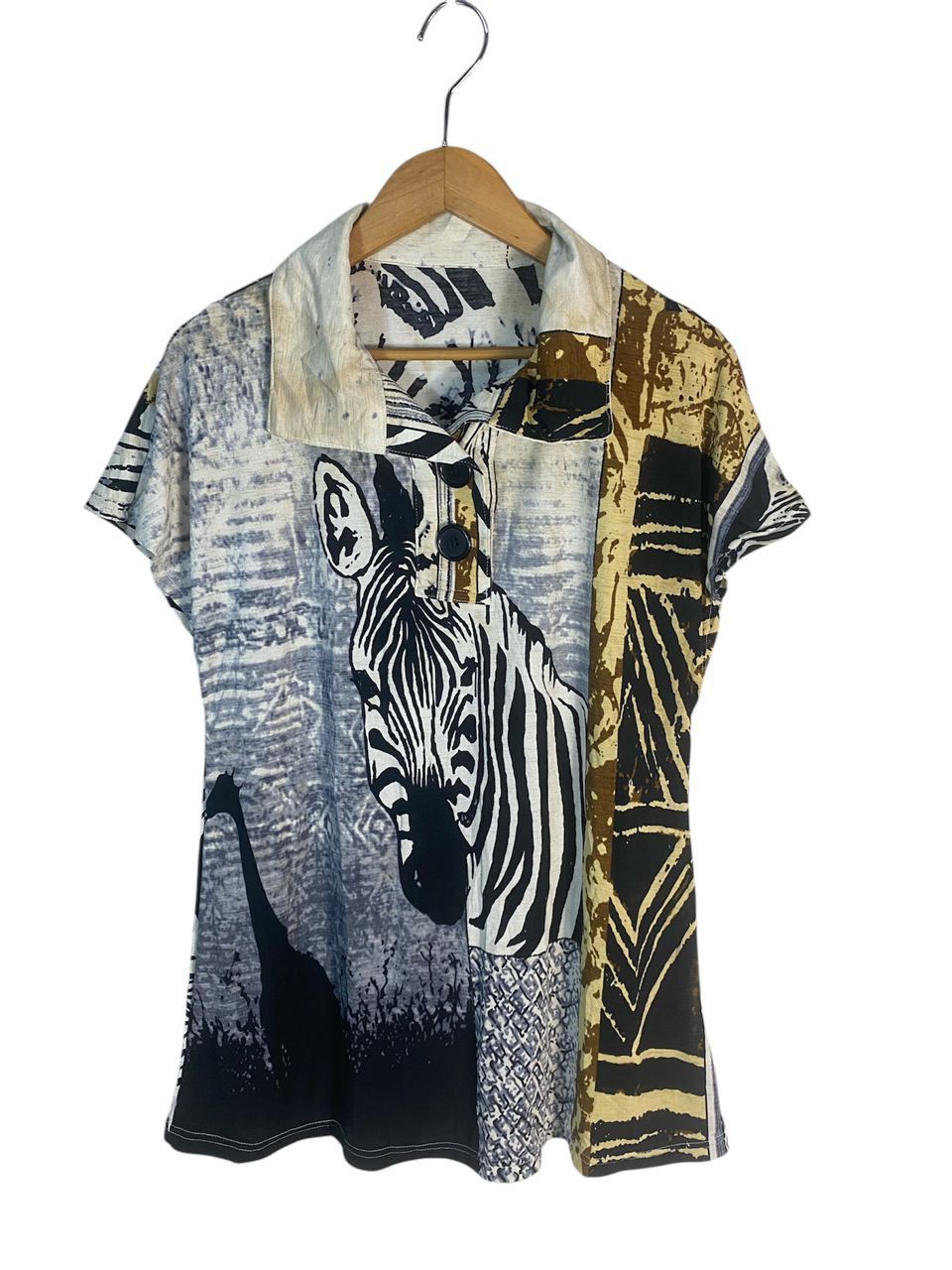 Japanese Brand Souverain fullprint blouse shirt Size M / US 6-8 / IT 42-44 - 2 Thumbnail