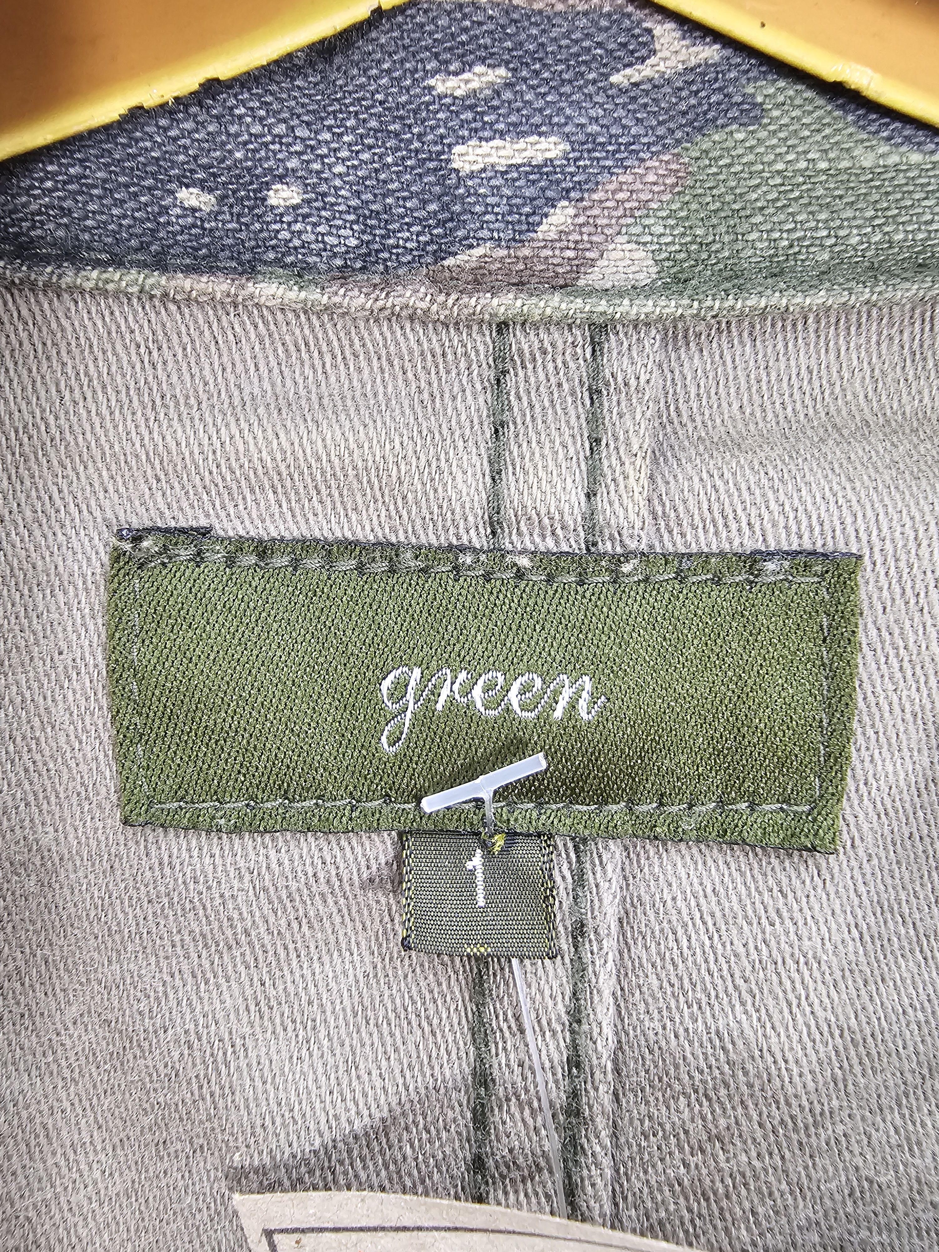 Japanese Brand GREEN Tiger Striped Camouflage Parka Military Jacket J0139 Size US XS / EU 42 / 0 - 12 Thumbnail