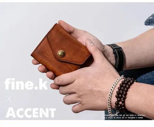 Japanese Brand × Leather × Vintage Boys Small Leather Wallet Size ONE SIZE - 1 Thumbnail