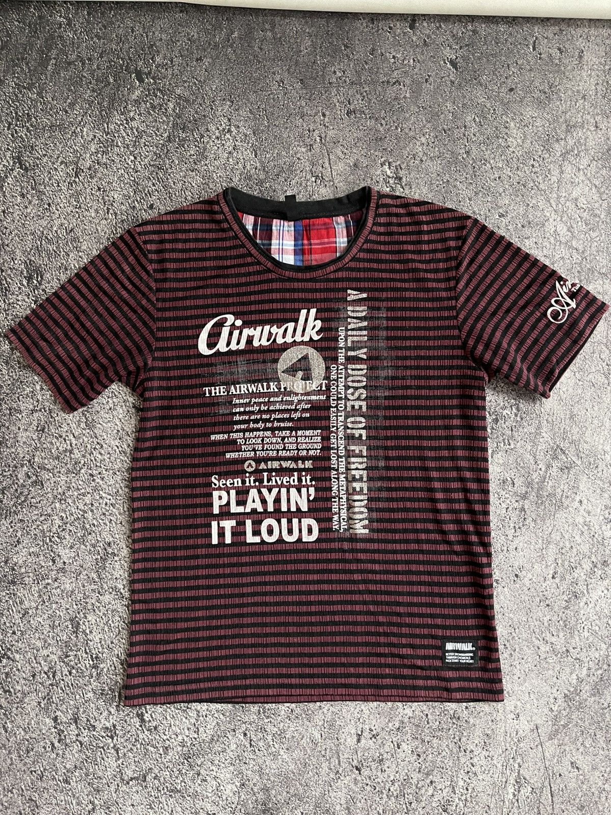 Airwalk Air walk ifsixwasnine y2k stripe tshirt Size US L / EU 52-54 / 3 - 1 Thumbnail