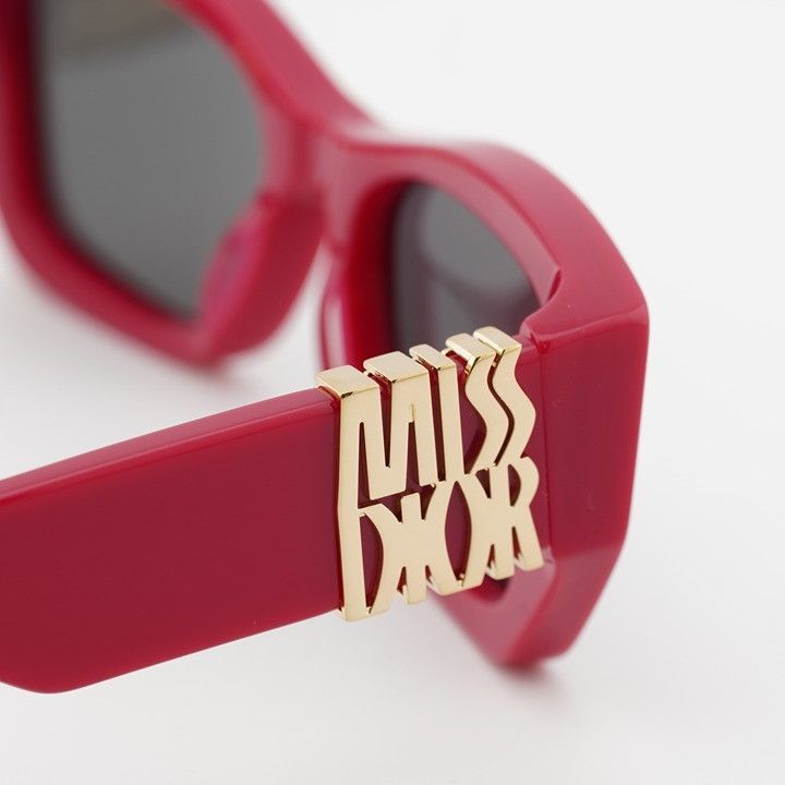 Dior Dior MISSDIOR S1I 73A0 Sunglasses Pink Cat Eye Frame Size ONE SIZE - 4 Thumbnail