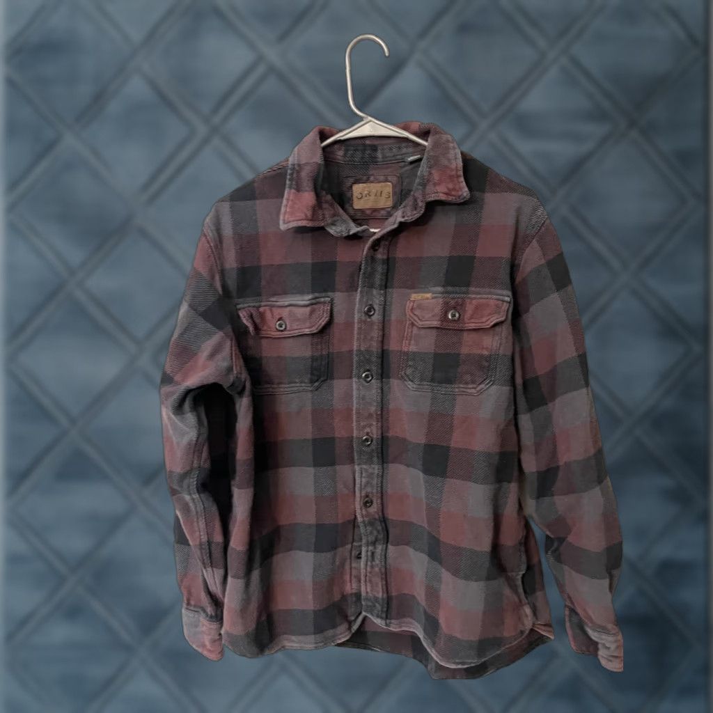 Orvis Orvis Button-Up Shirt Jacket Men’s M Multicolor Plaid Heavyweight Flannel Size US M / EU 48-50 / 2 - 1 Thumbnail