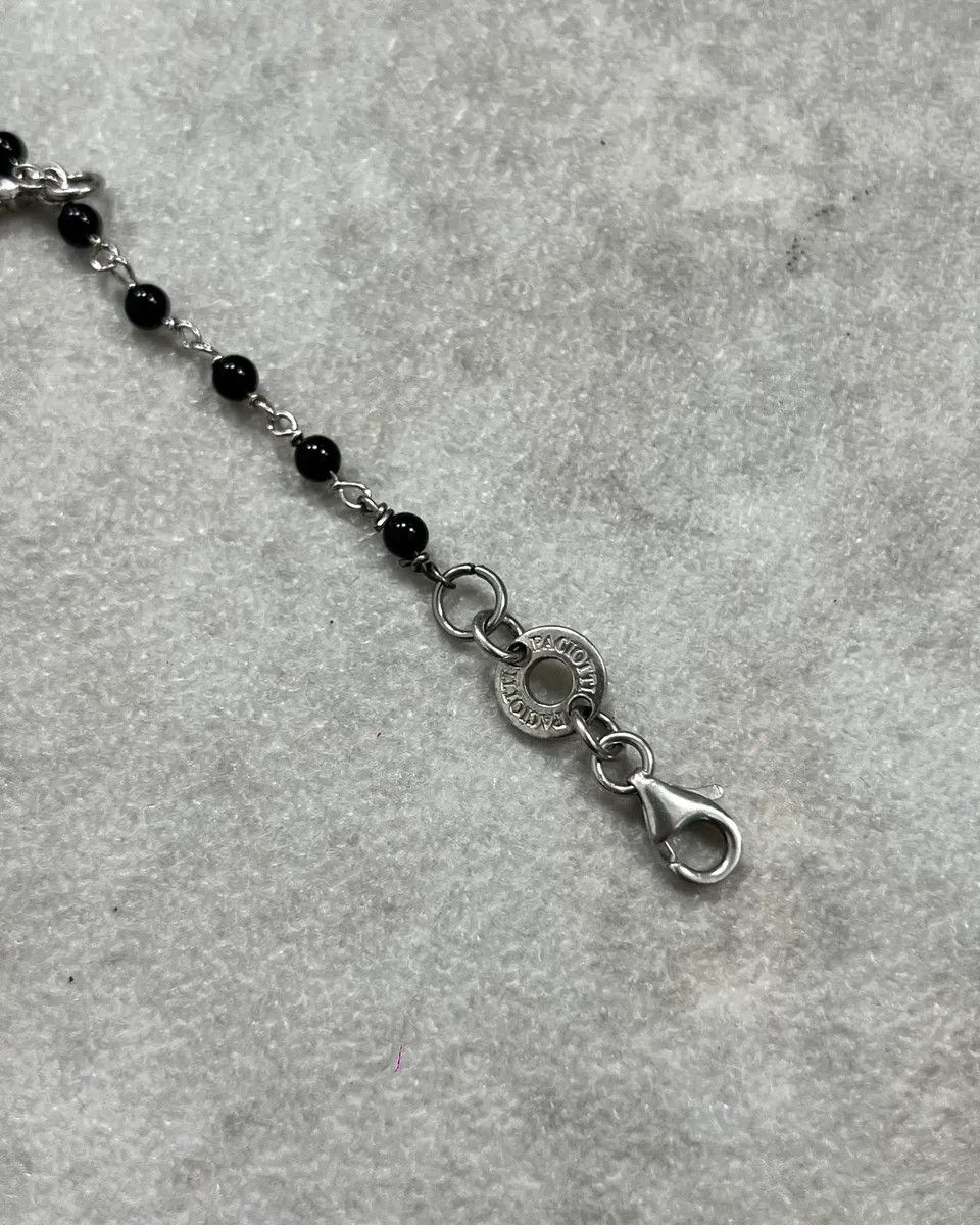 Vintage Cesare Paciotti Black Pearl Spike Charm Bracelet Size ONE SIZE - 7 Thumbnail
