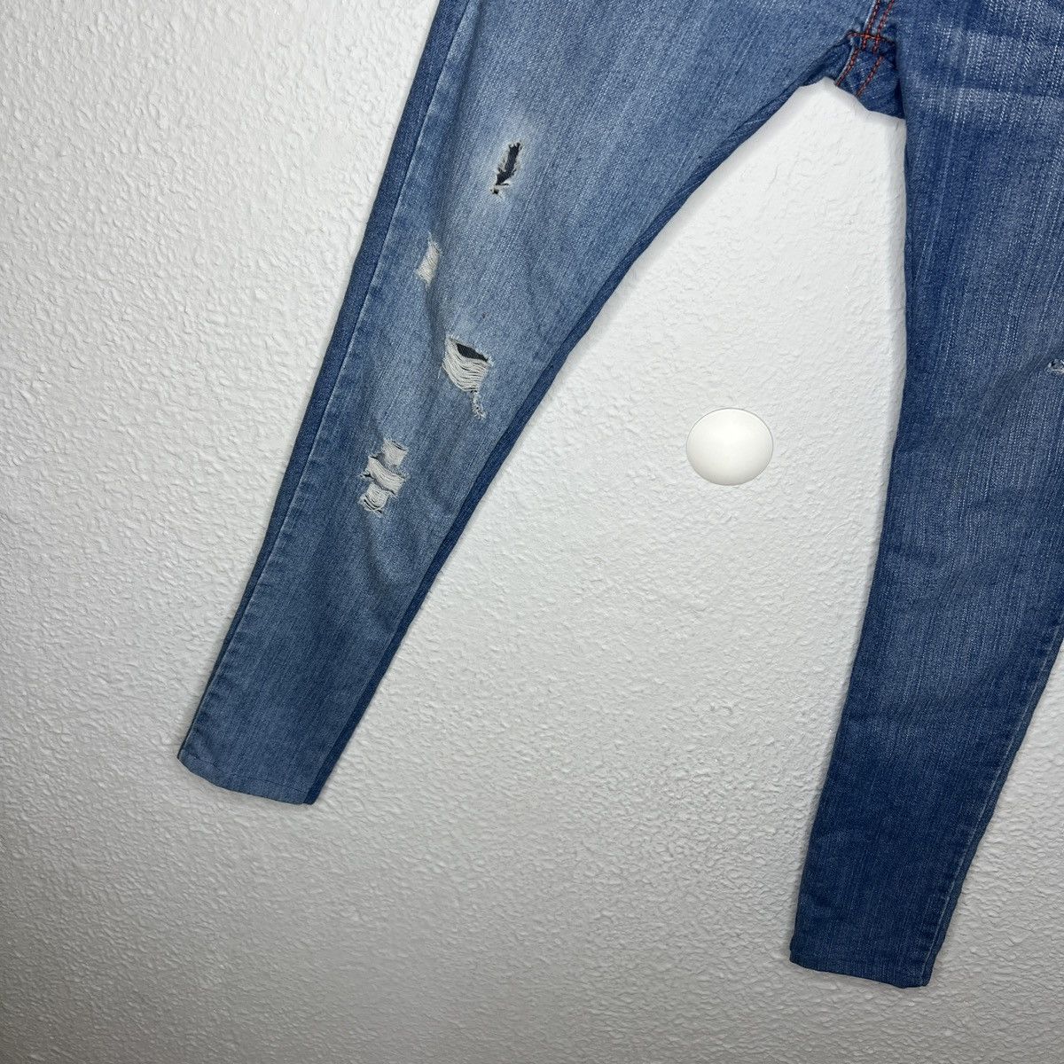 True Religion × Vintage True Religion Vintage Jeans Denim Trousers Embroidered Logo Size 26" / US 2 / IT 38 - 4 Thumbnail