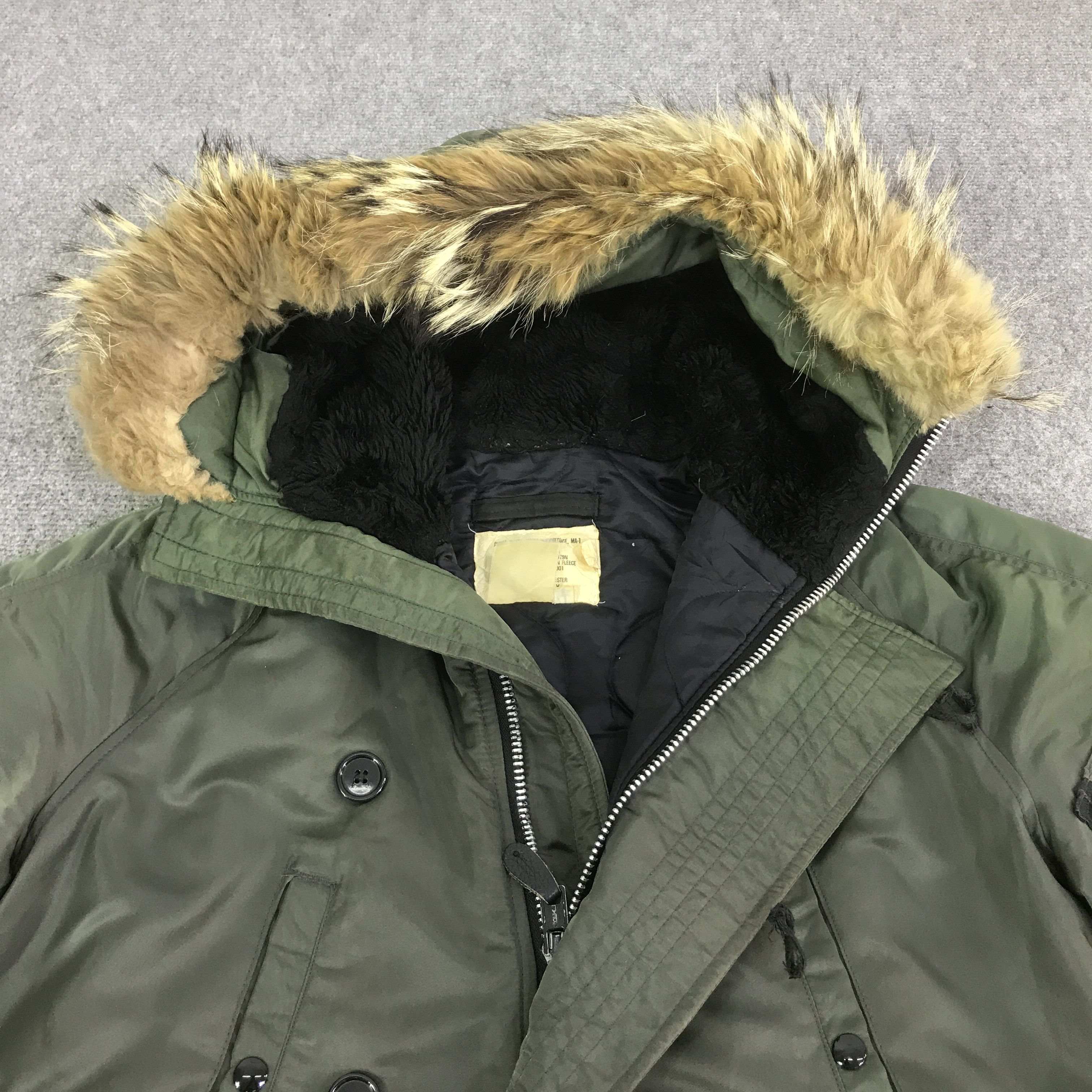 I. Spiewak And Sons I.SPIEWAK AND SONS FUR HOODIE JACKET K124B1 Size US L / EU 52-54 / 3 - 8 Thumbnail