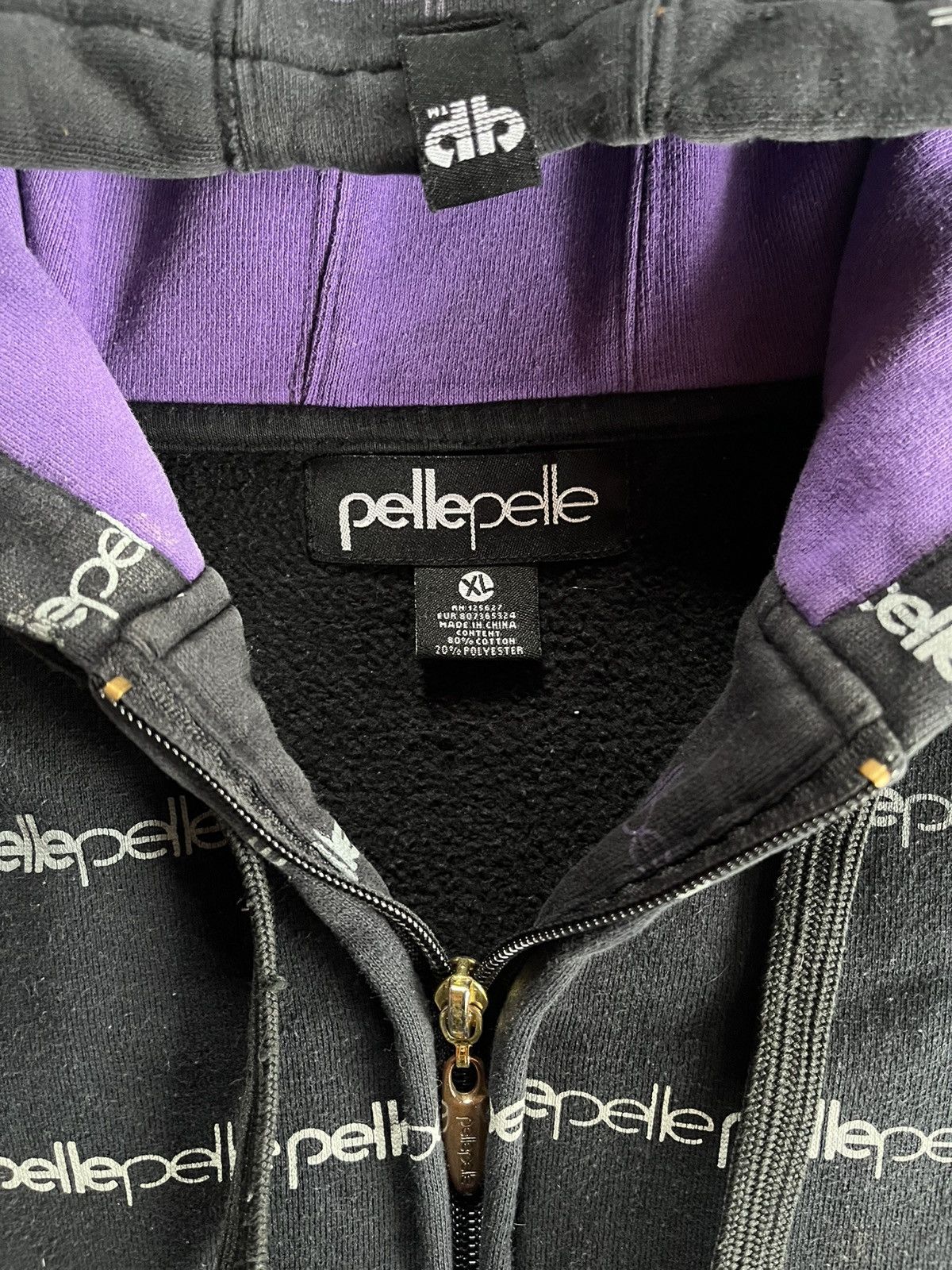 Pelle Pelle Pelle Pelle AOP Multilogo Baggy Printed Zip Hoodie XL Size US XL / EU 56 / 4 - 10 Thumbnail