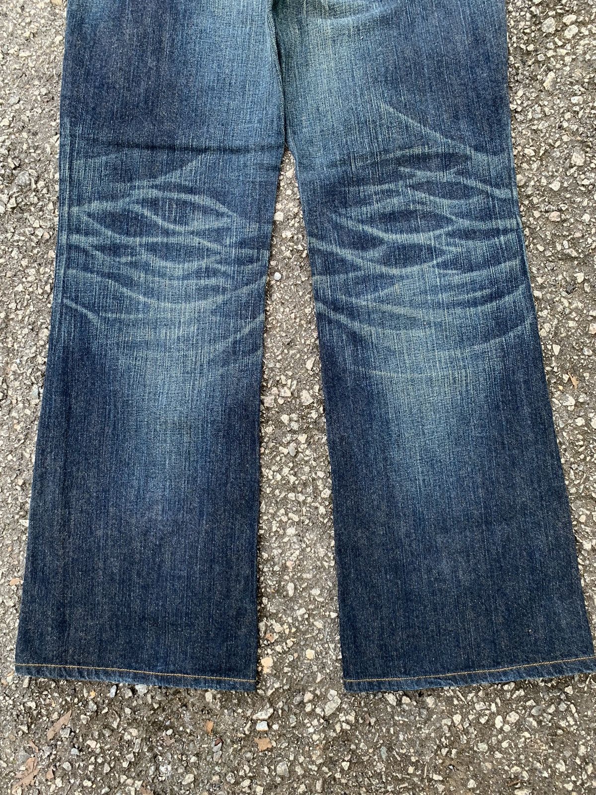 Edwin FLARE💥 EDWIN NAVAJO HIPPIES STYLE RUSTY DISTRESSED DENIM Size US 32 / EU 48 - 8 Thumbnail