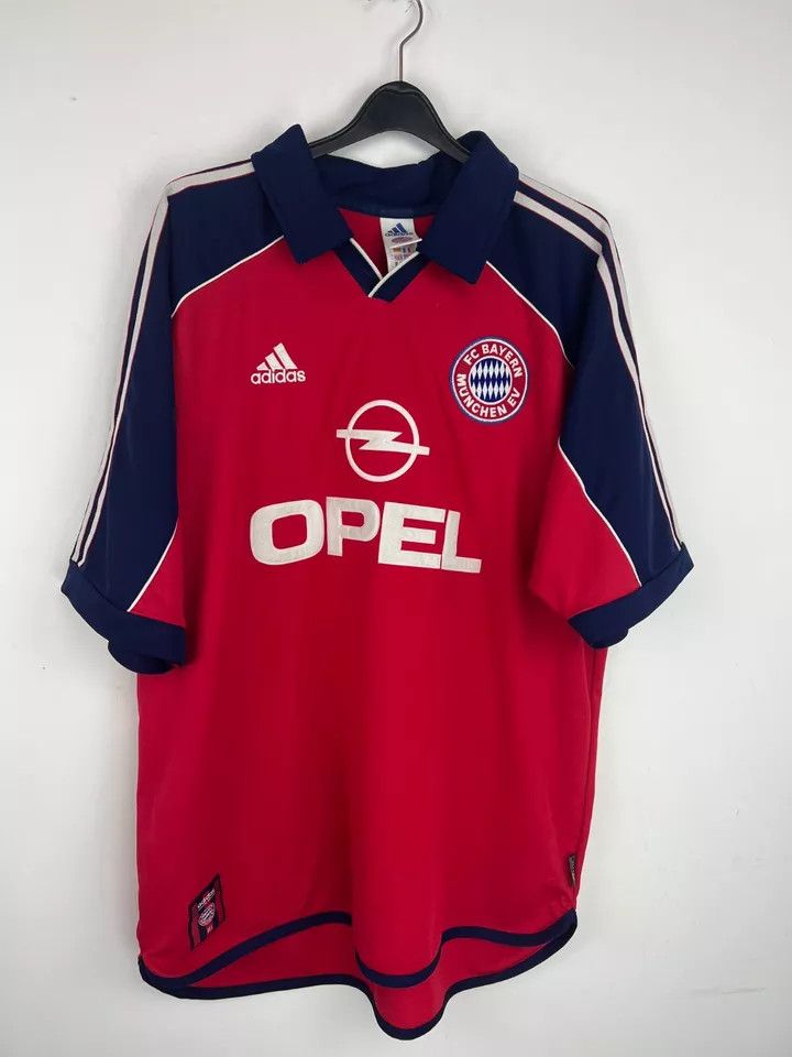 Adidas Bayern Munich Munchen 1999/00 Home Kit Soccer Jersey Size US XL / EU 56 / 4 - 1 Thumbnail