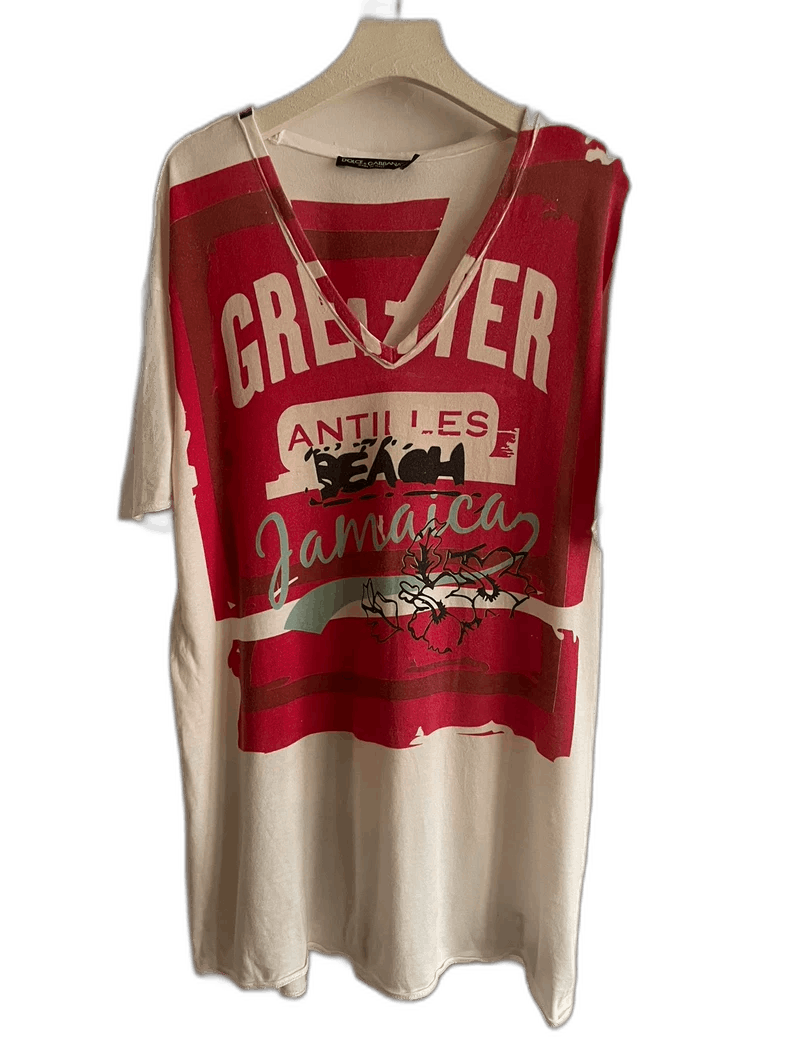 Dolce & Gabbana Dolce Gabbana Short Sleeve V-Neck T-Shirt Size US L / EU 52-54 / 3 - 1 Thumbnail