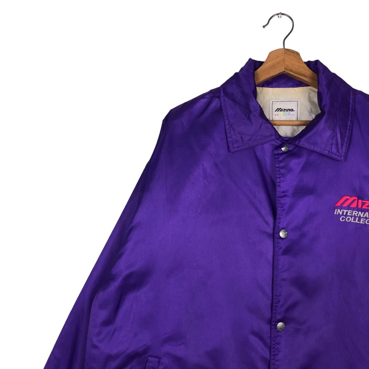 Japanese Brand 🔥Vintage Sportswear Snap Jacket Mizuno Tennis Collections Size US L / EU 52-54 / 3 - 7 Thumbnail