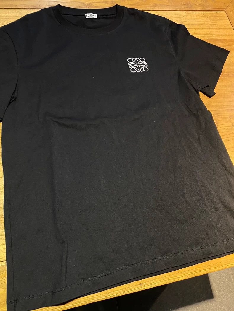 Loewe LOEWE Black high cotton round neck short sleeve T-shirt Size M / US 6-8 / IT 42-44 - 1 Thumbnail