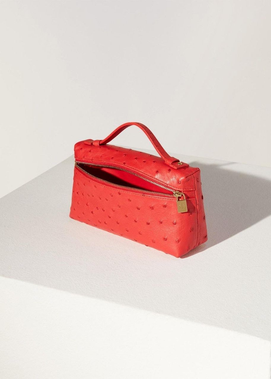 Loro Piana o1srvl11e0624 Size: OS FAI5532 Pouch in Orange Size ONE SIZE - 2 Thumbnail