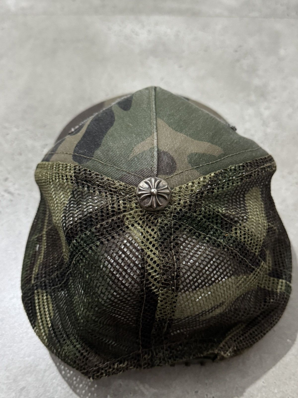 Chrome Hearts Chrome Hearts camo trucker hat Size ONE SIZE - 3 Thumbnail