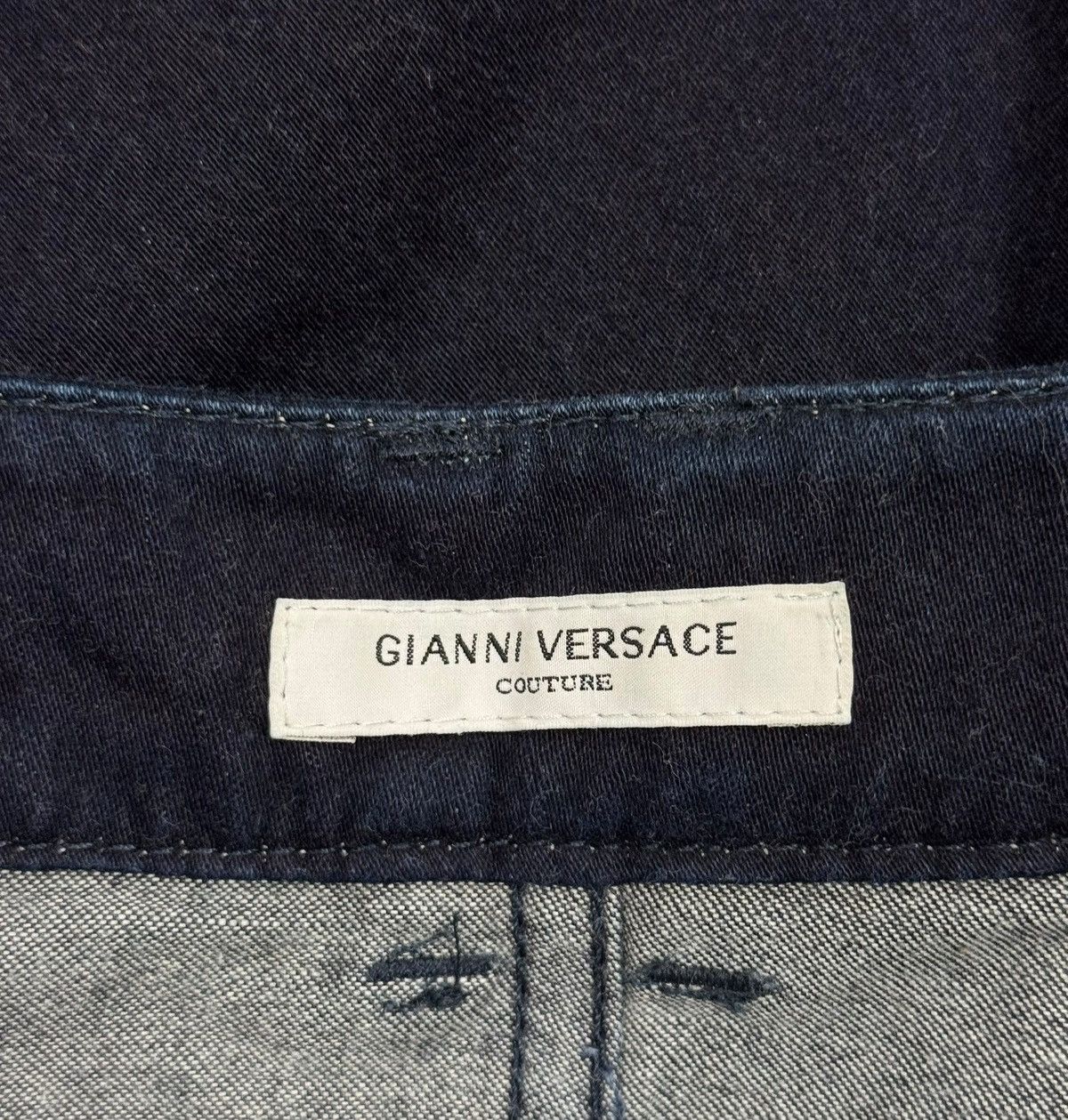 Versace Gianni Versace Couture Dark Blue Jeans Bootcut size 27 Size 27" / US 4 / IT 40 - 11 Thumbnail