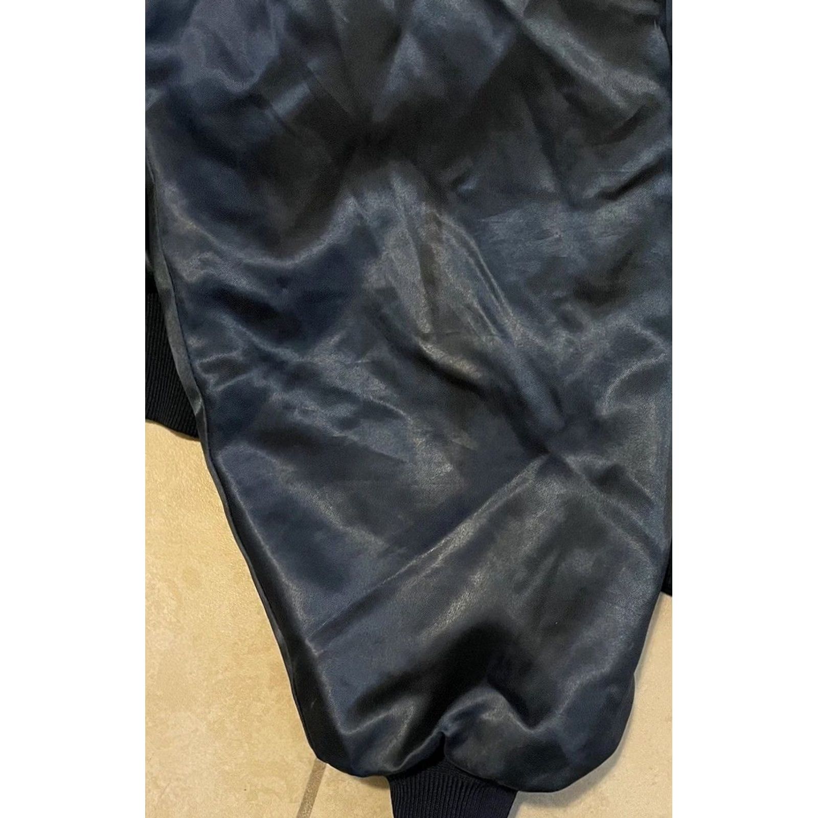 Vintage Vtg 80s Chicago Police Satin Jacket L XL Illinois Army Military Grunge 70s Size US L / EU 52-54 / 3 - 3 Thumbnail