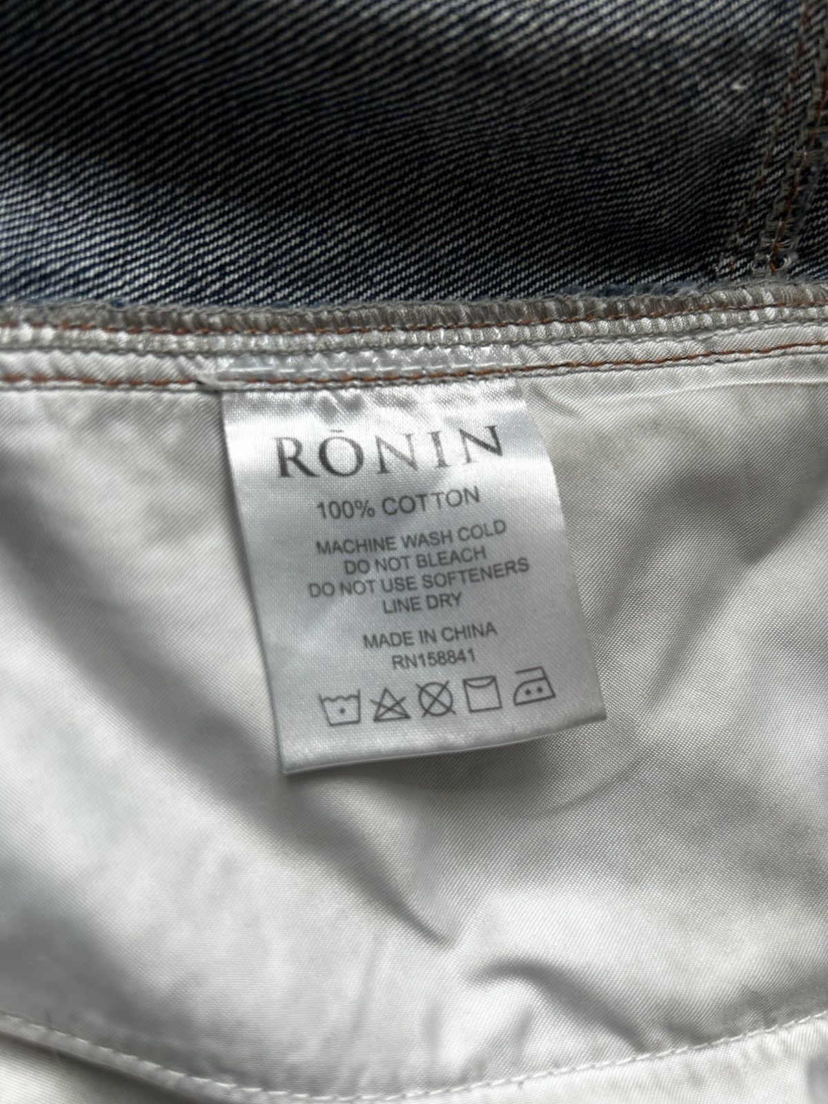 Ronin Division Ronin Division flower embroidery baggy denim F/W23 Size US 32 / EU 48 - 9 Thumbnail